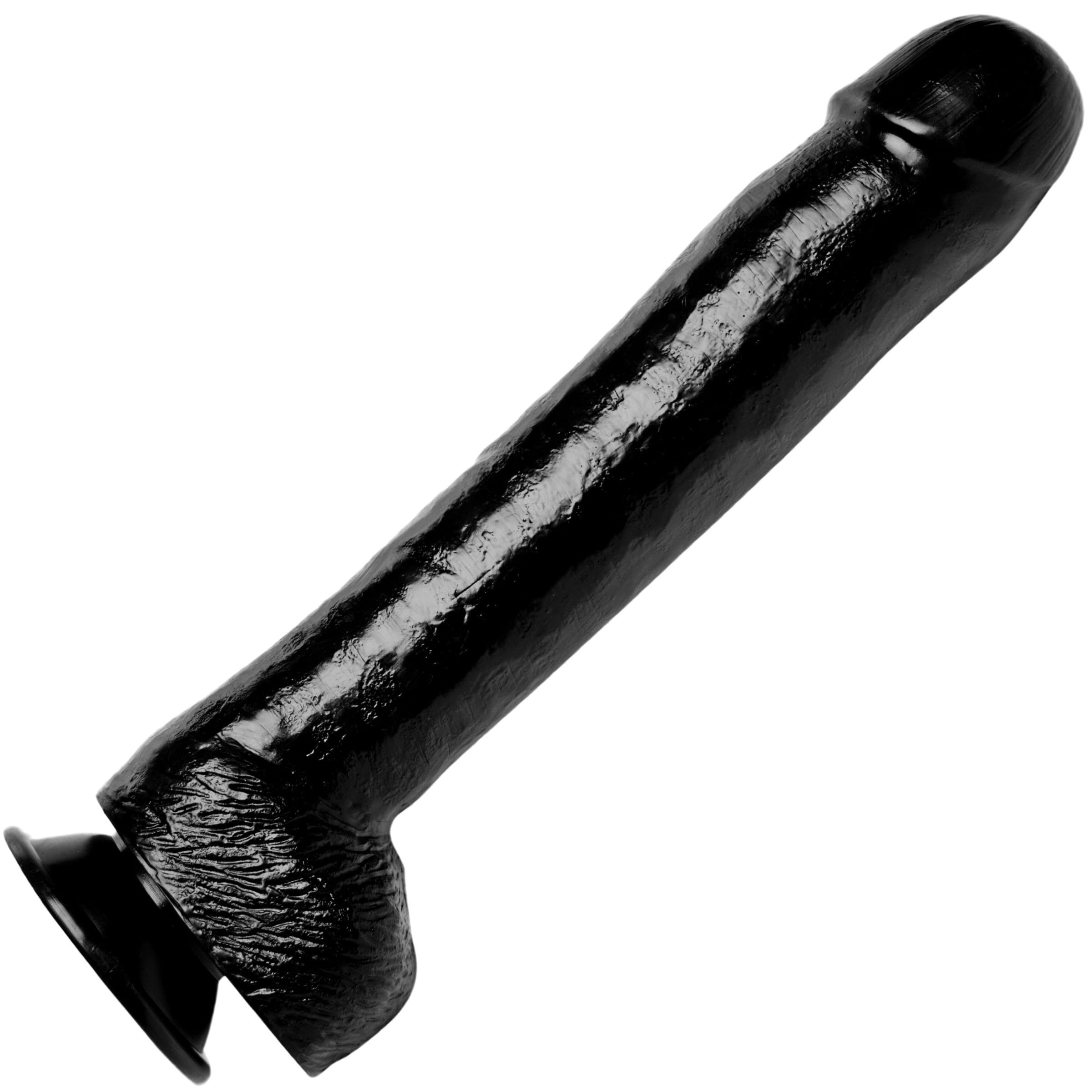 The Black Destroyer Huge 16.5 Inch Dildo