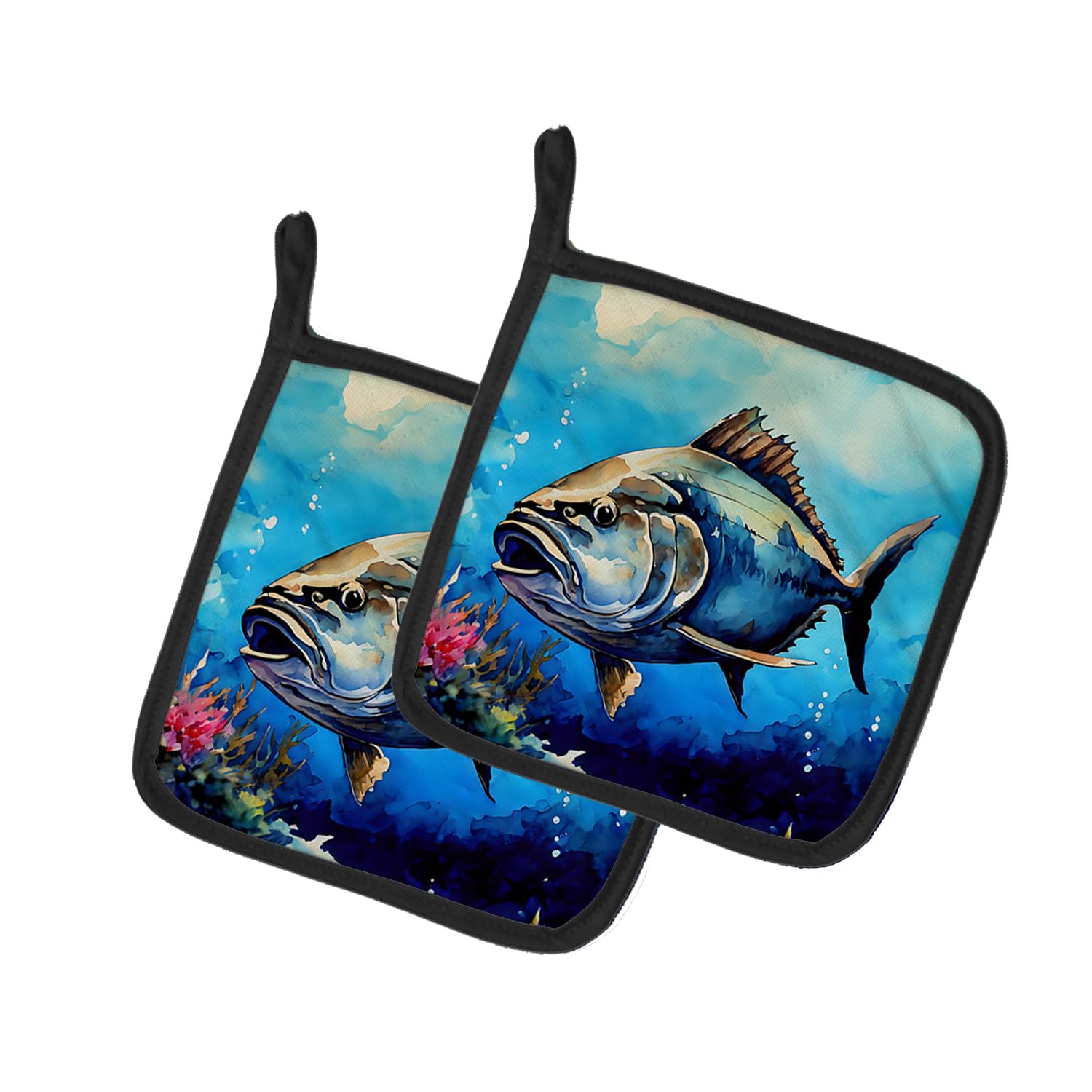 Bluefin Tuna Pair of Pot Holders