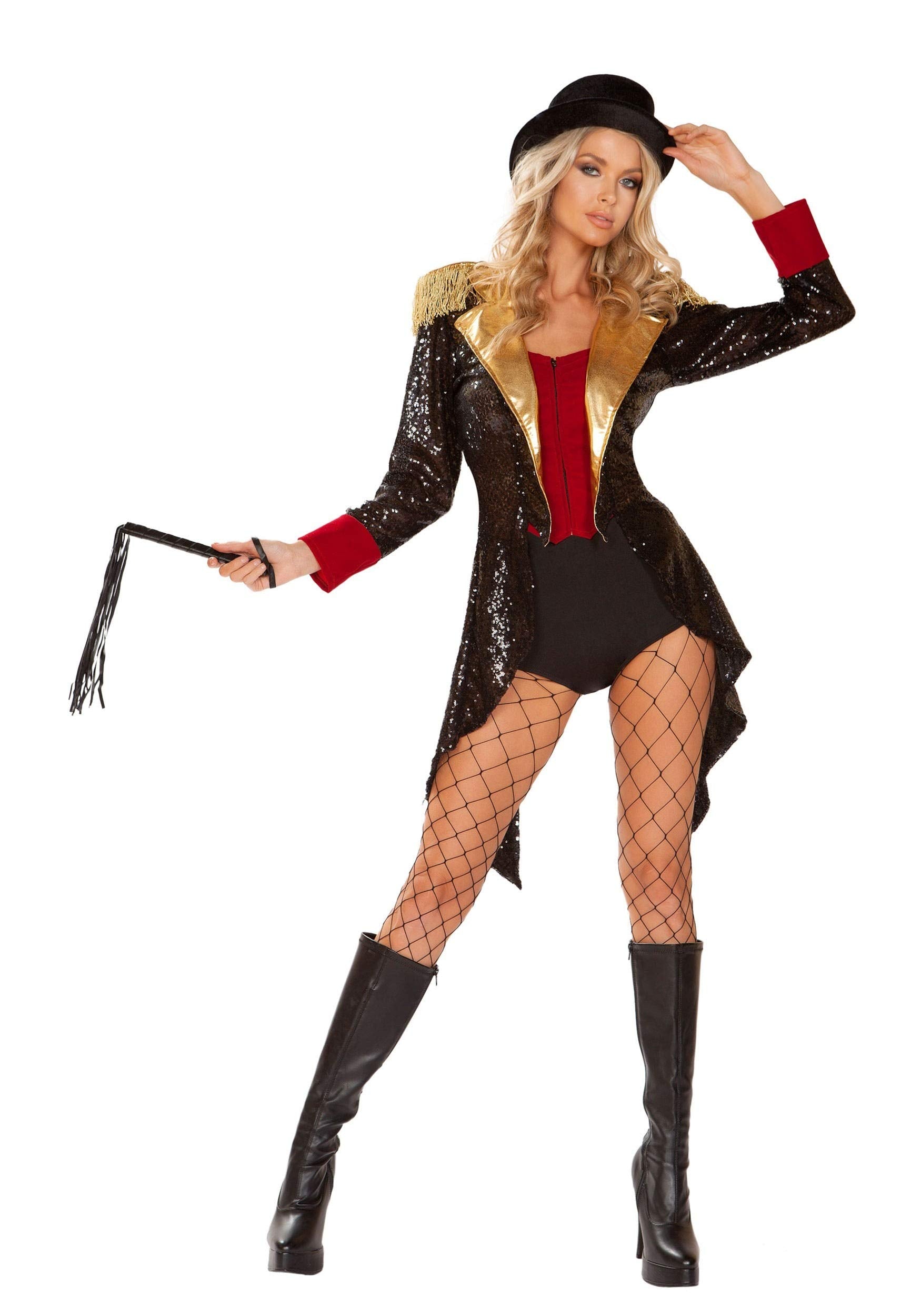 4940 - 4pc Ringmaster of Circuses - Small / Black/Red/Gold