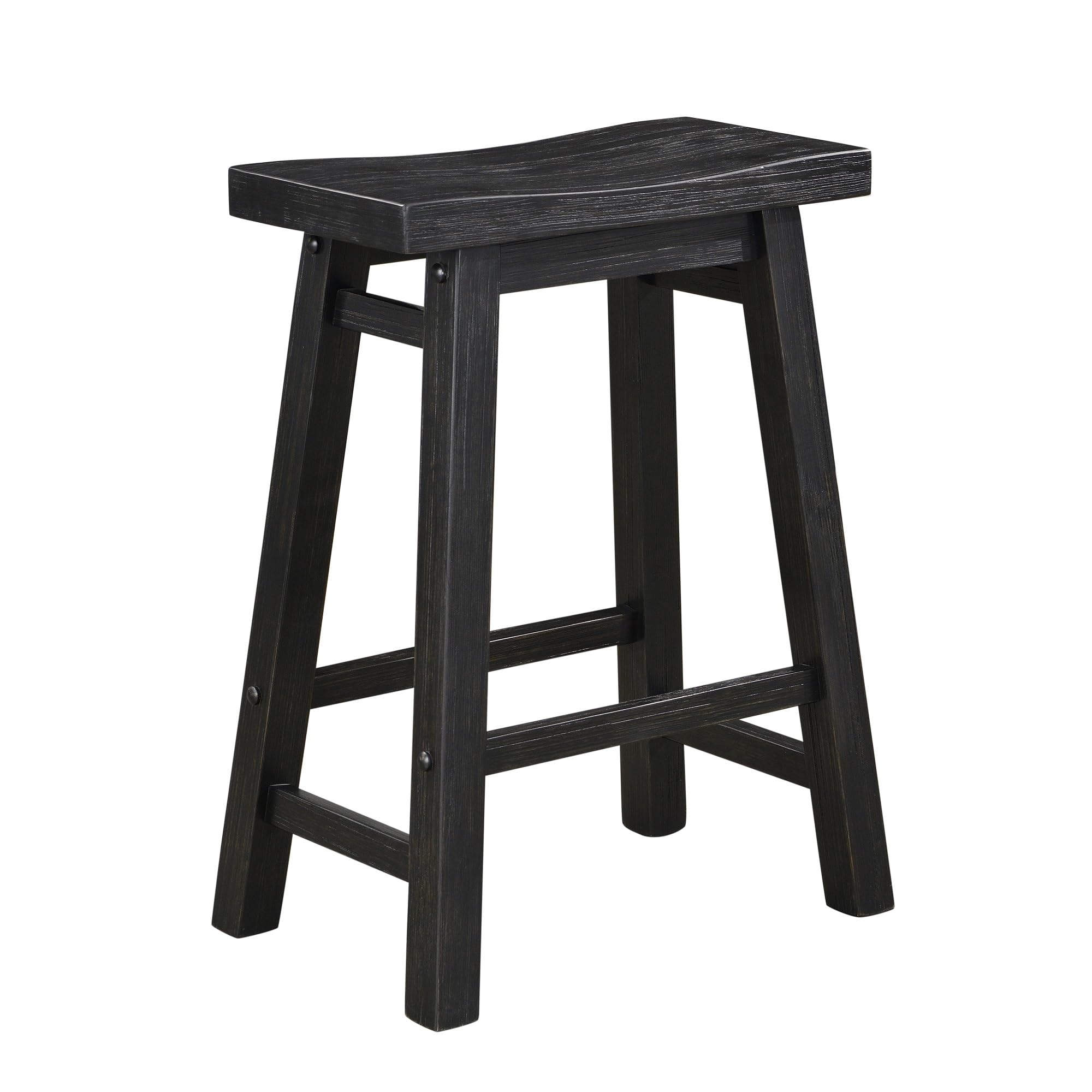 Sonoma Backless Saddle Counter Stool - Black Charcoal