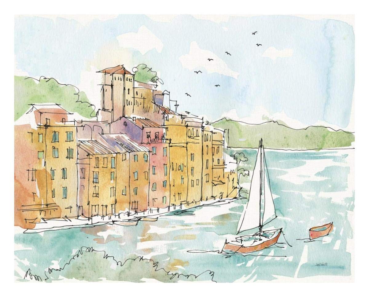 Portofino II -Paper Art-26x22”