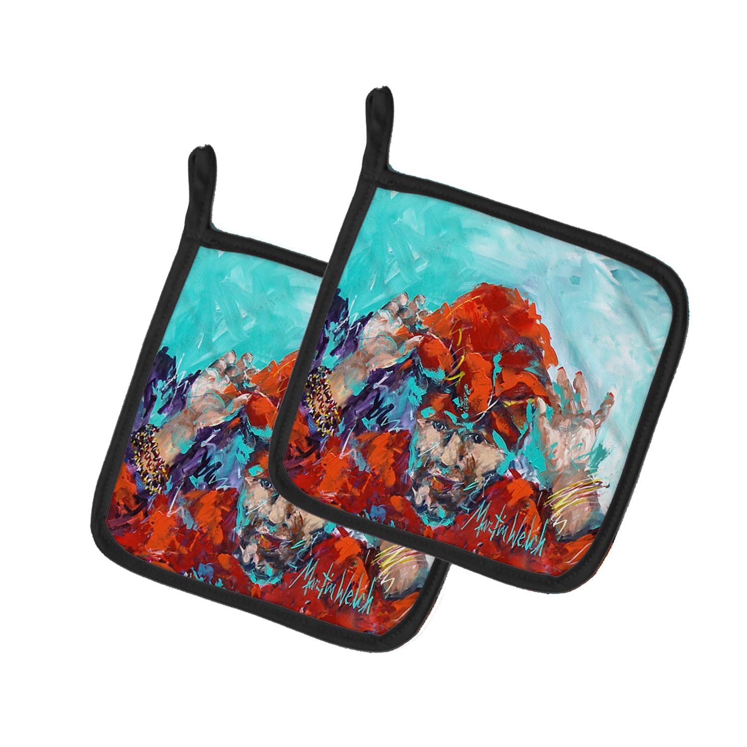 Fortune Teller Pair of Pot Holders