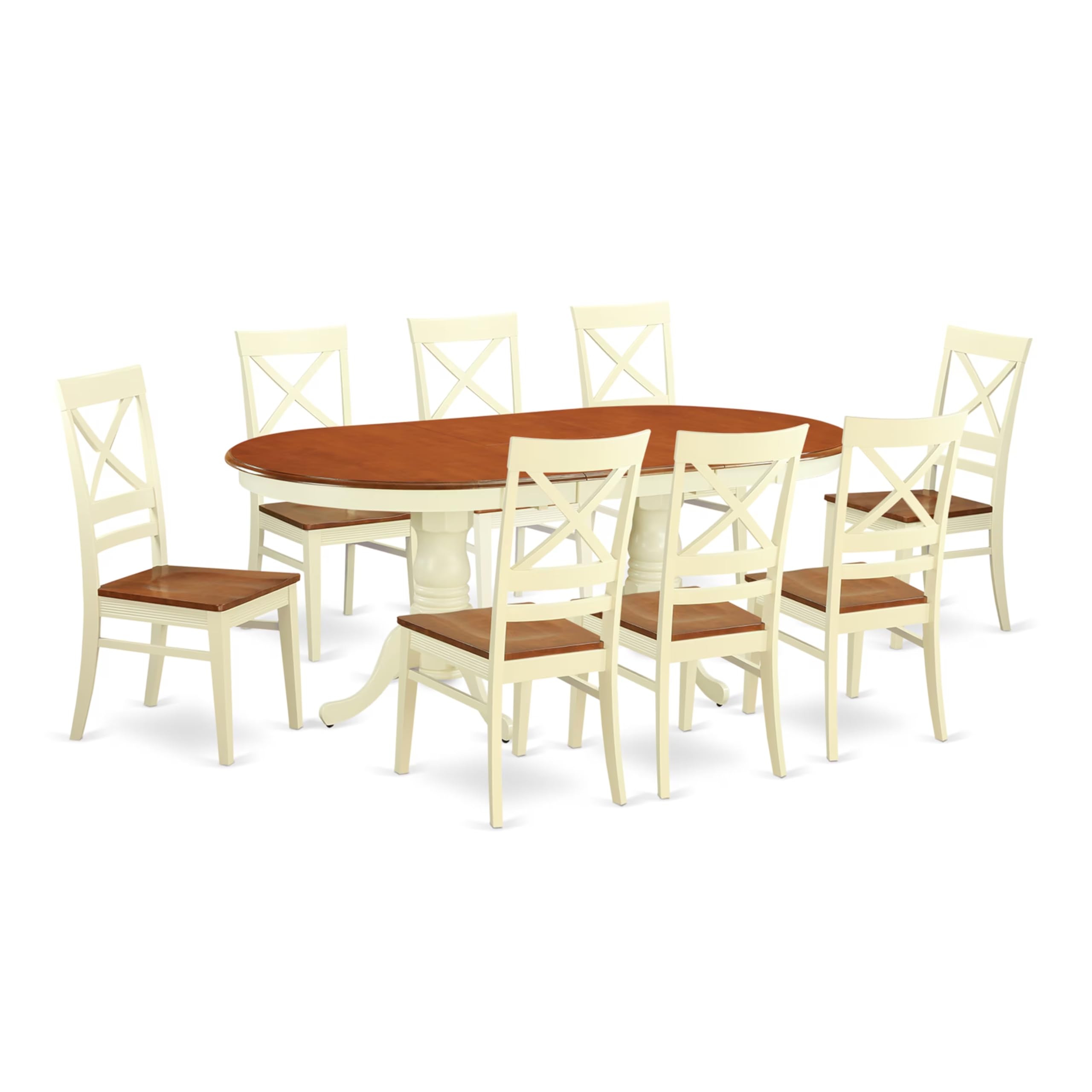 9  Pc  Dining  room  set  for  8-  Kitchen  dinette  Table  and  8  Dining  Chairs