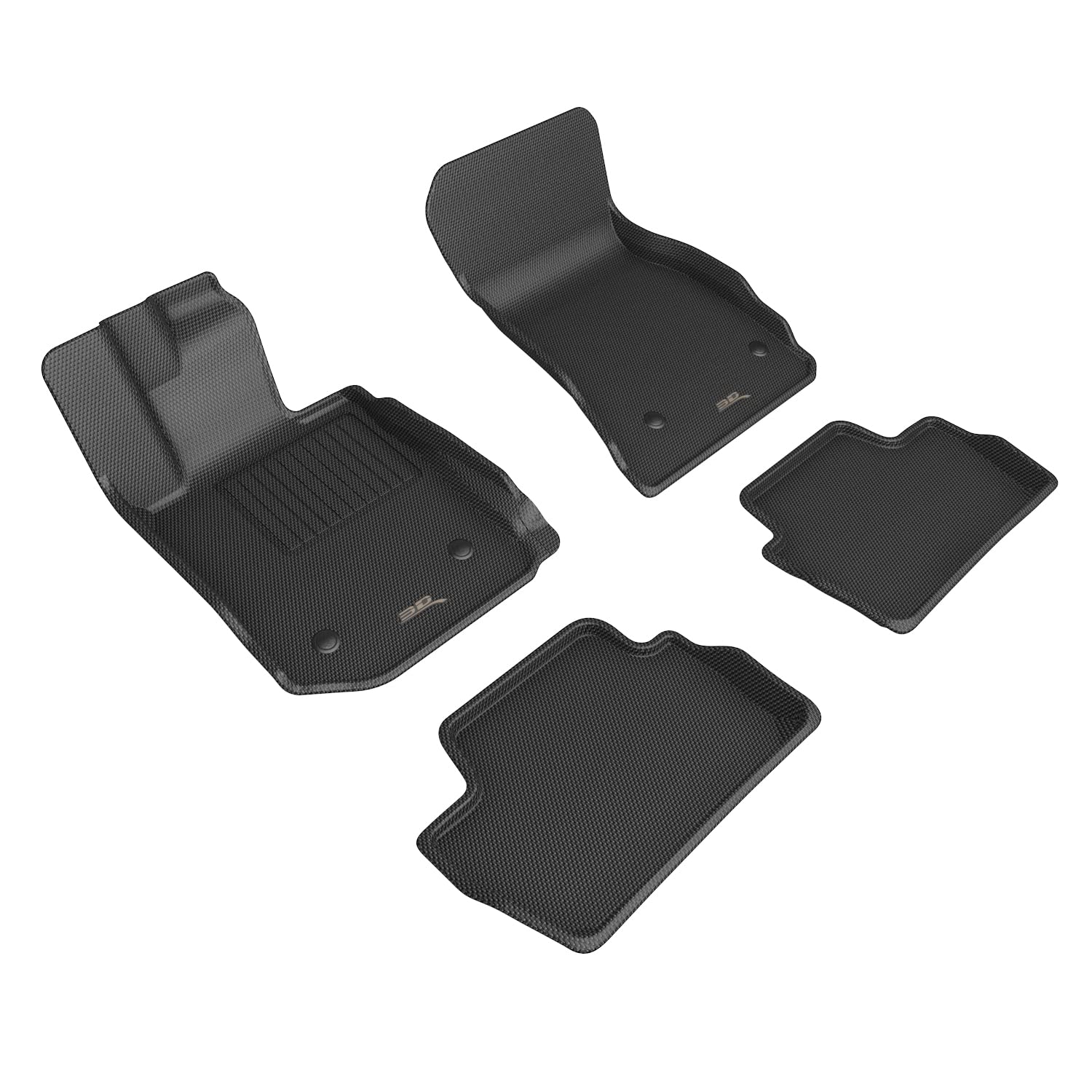 3D MAXpider Compatible with BMW 2 SERIES COUPE (G42) A/T ONLY 2022-2026 KAGU BLACK R1 R2