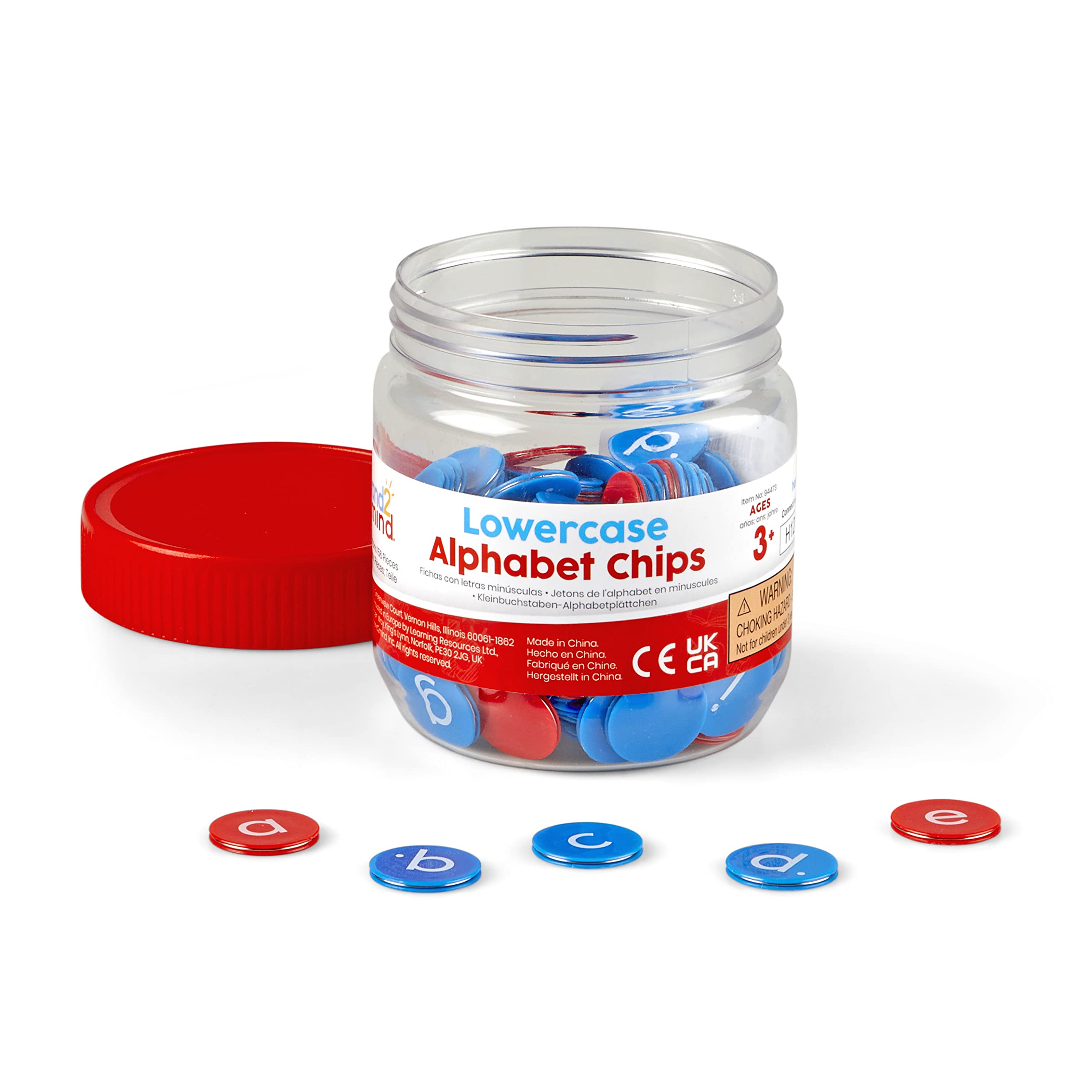 Learning Resources Hand2Mind Lowercase Alphabet Chips