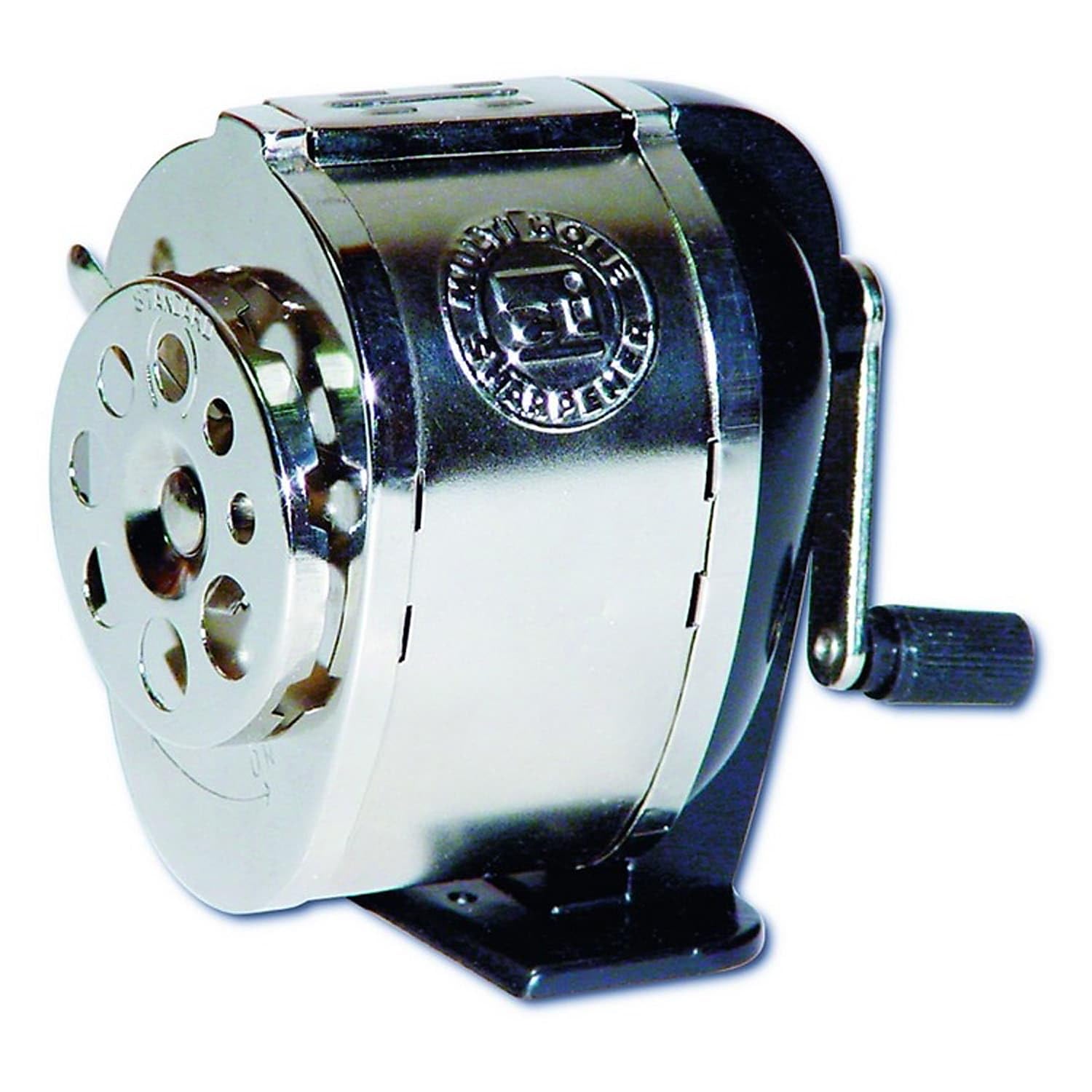 Mountable Heavy Duty Steel Pencil Sharpener, Multi Size Pencil Holes ...