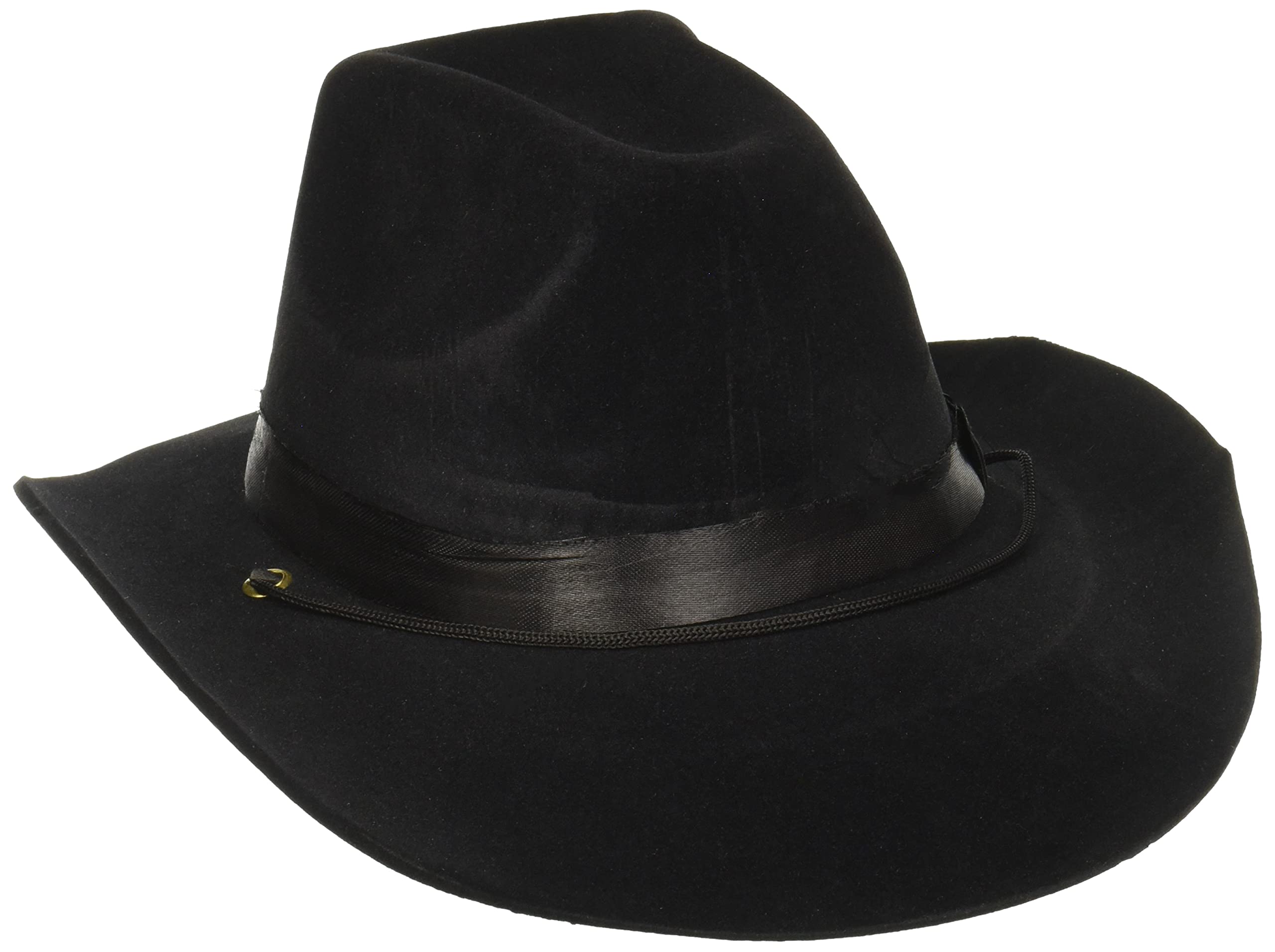 Roma Costume Women'S Black Cowboy Hat, Black, One Size