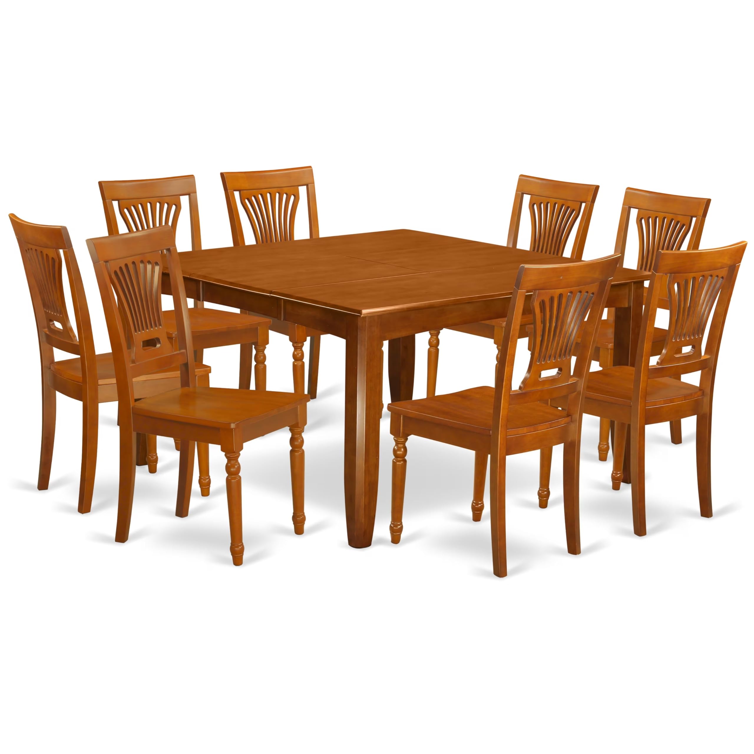 9  Pc  Formal  Dining  set-Dining  Table  with  Leaf  and  8  Chairs.