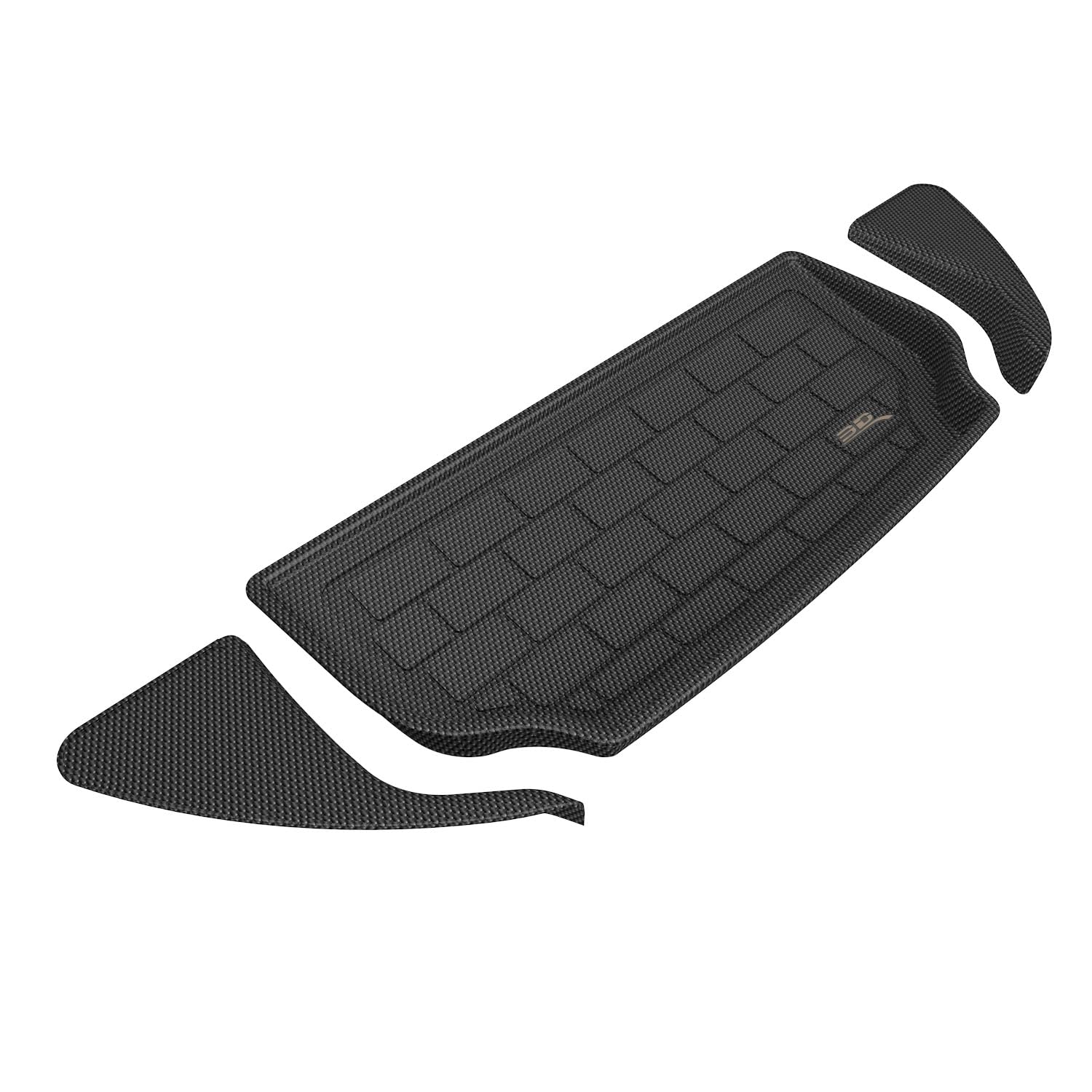 3D MAXpider Compatible with TESLA MODEL X 2022-2026 FRONT CARGO LINER KAGU BLACK