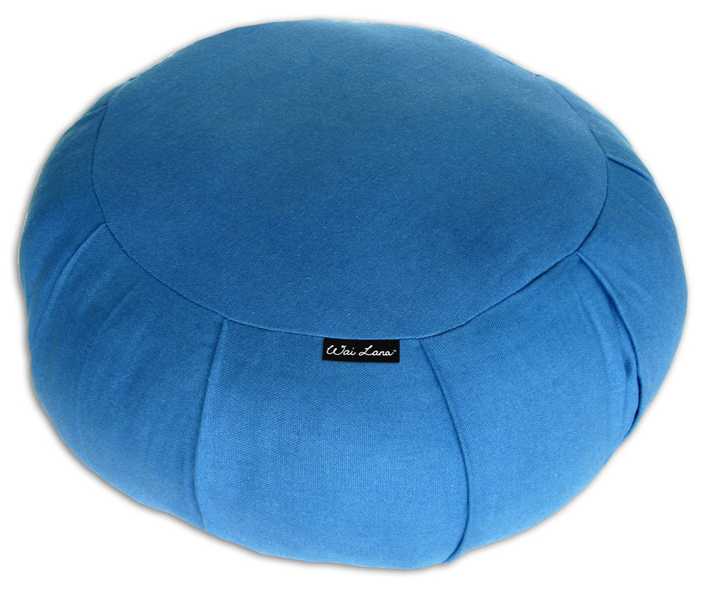 Zafu Meditation Cushion, Blue