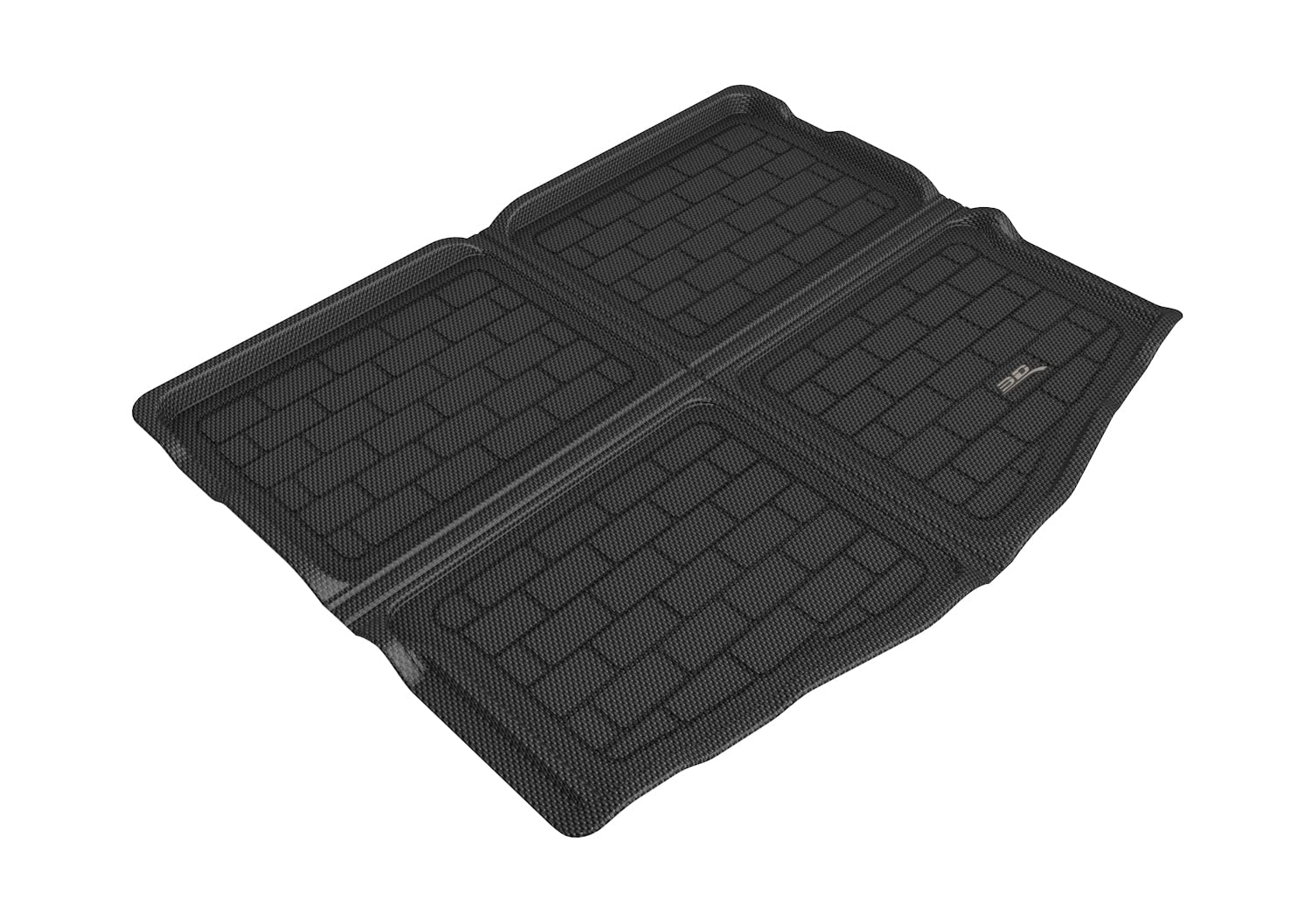 3D MAXpider FORD MUSTANG MACH-E 2022-2022 KAGU BLACK CROSS FOLD REAR CARGO LINER