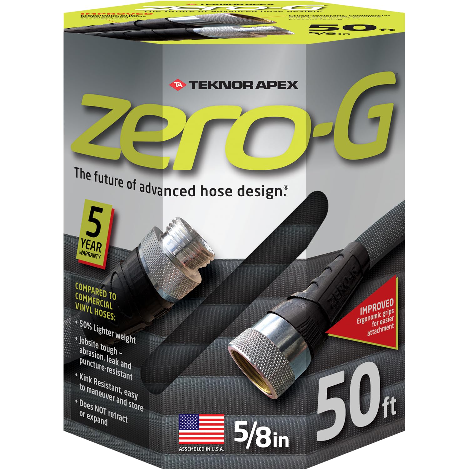 GARDEN HOSE 5/8X50BLK (Pack of 1)