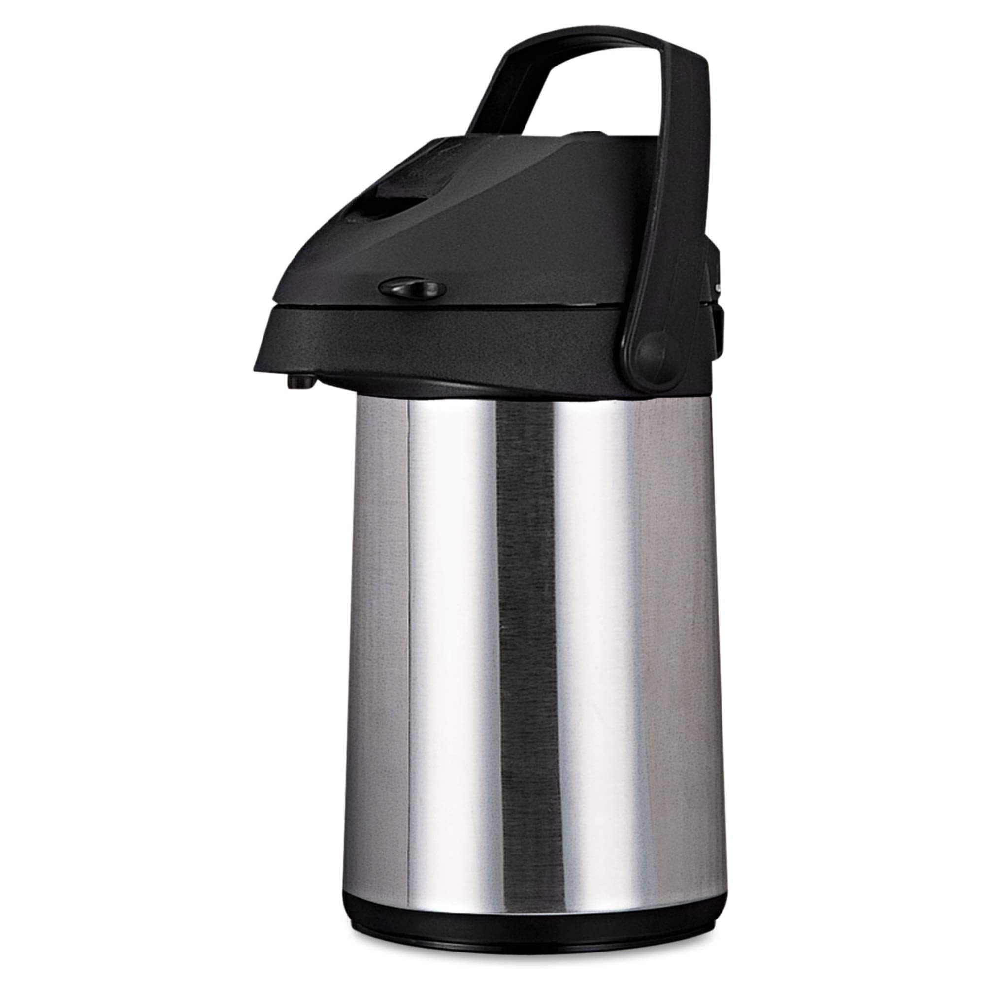 Coffee Pro Vacuum-insulated Airpot - 2.3 quart (2.2 L) - Vacuum - Stainless Steel