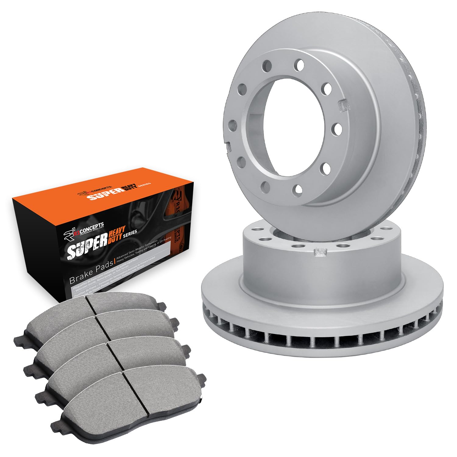 R1 Concepts Disc Brake Rotor Set with Super Duty Pads WFXN1-48156