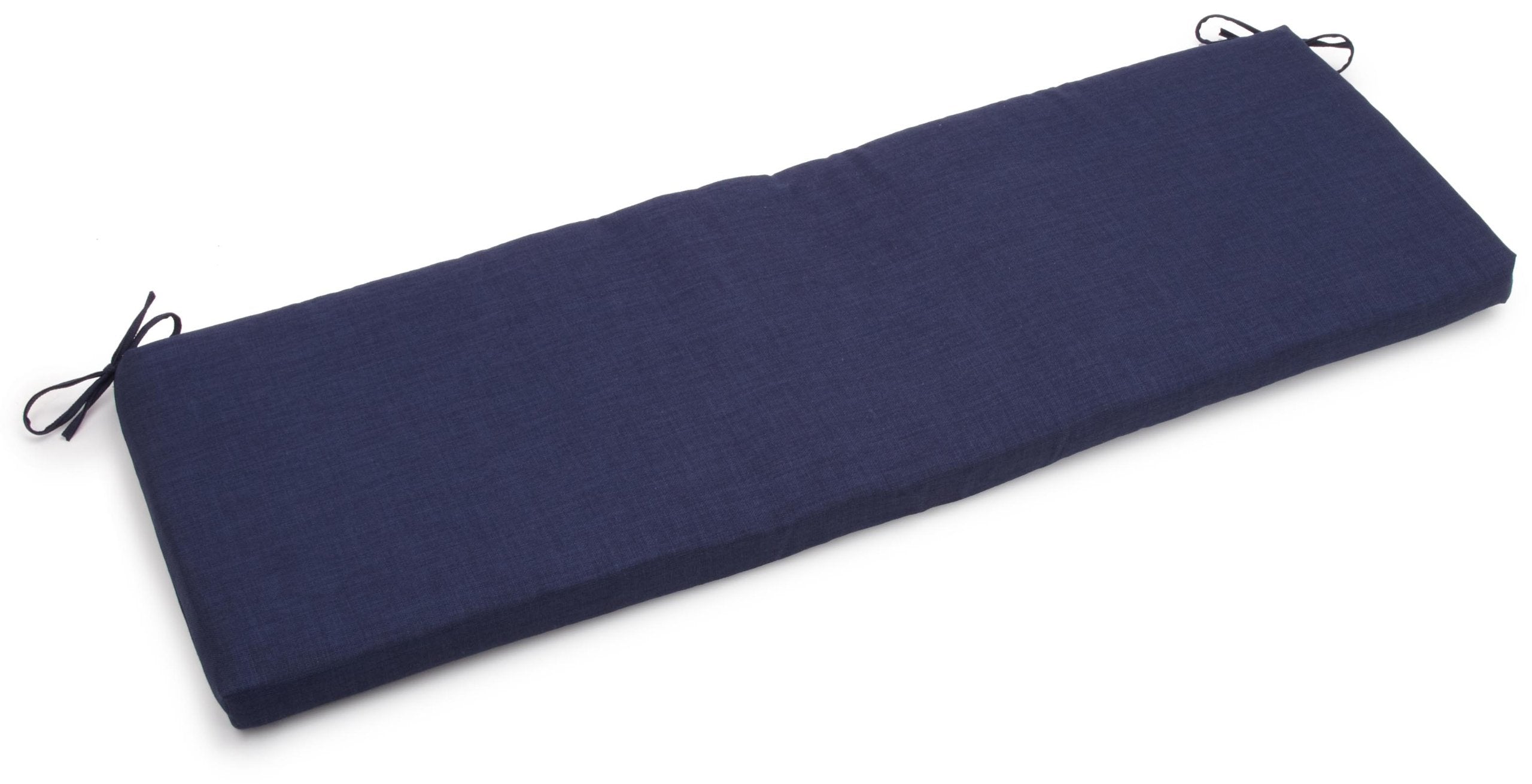 60-inch by 19-inch Spun Polyester Bench Cushion - Azul