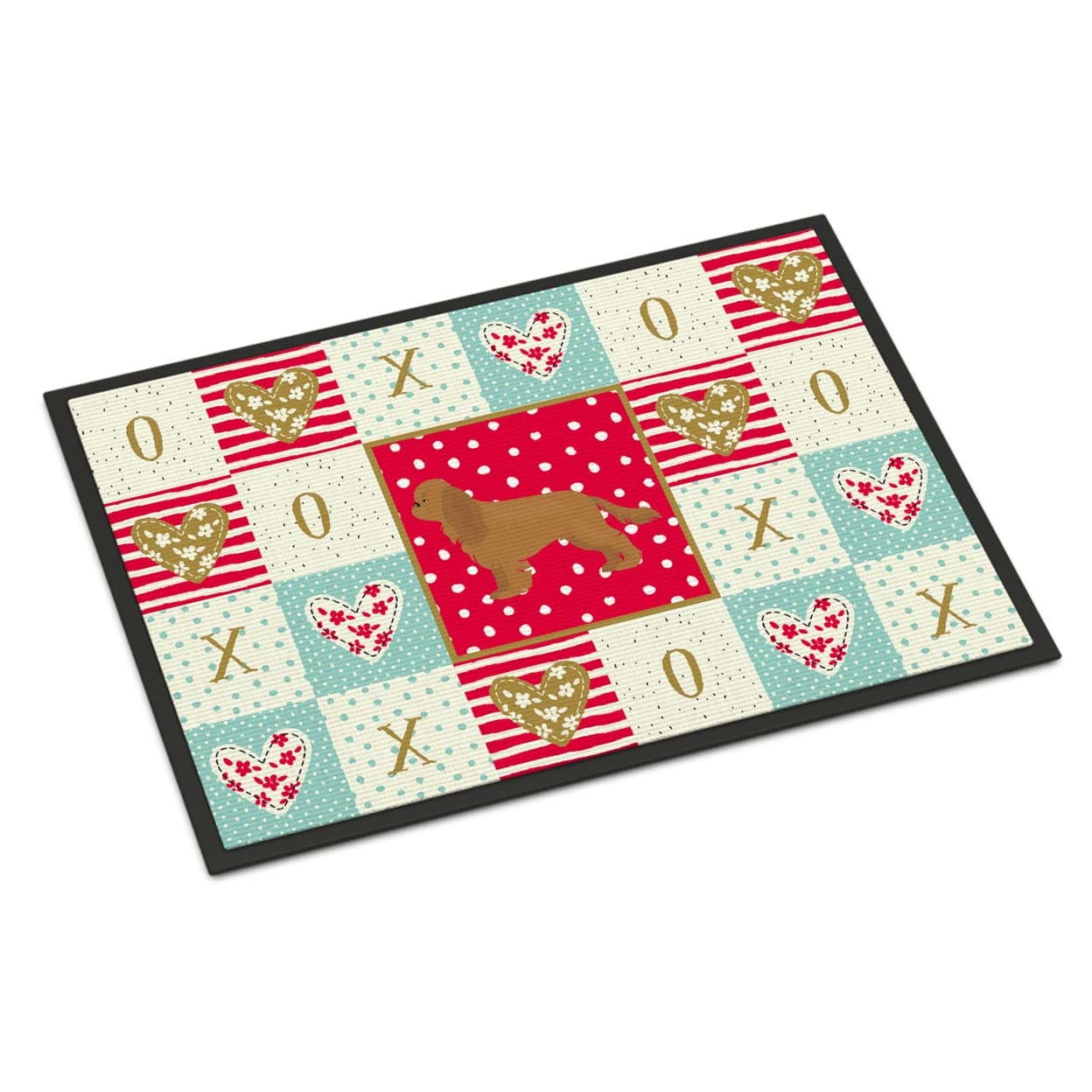 Ruby Cavalier Spaniel Love Indoor or Outdoor Mat 24x36 CK5852JMAT