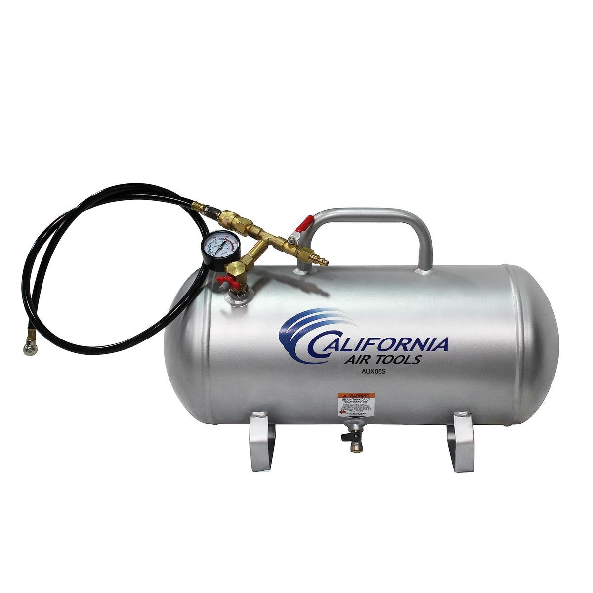 Aux05S Portable 5 Gallon Steel Air Tank