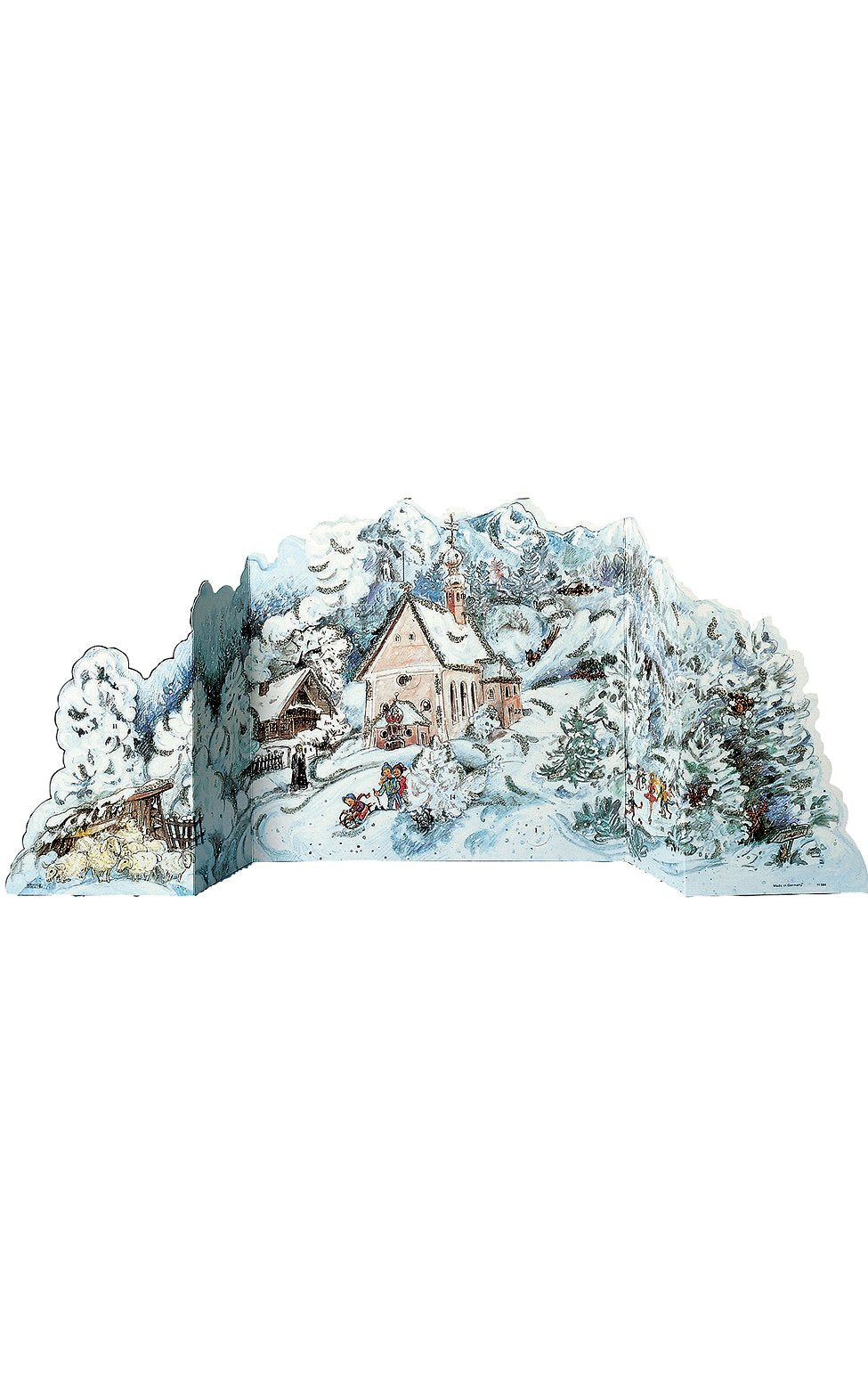 ADVENT-3-D WINTERSCENE EACH