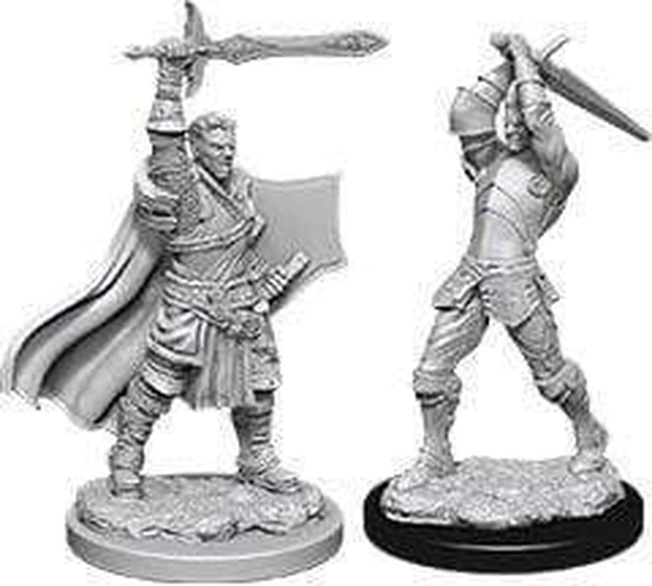 D&D: Nolzurs Marvelous Minis: Male Human Paladin W12 (Unpainted)