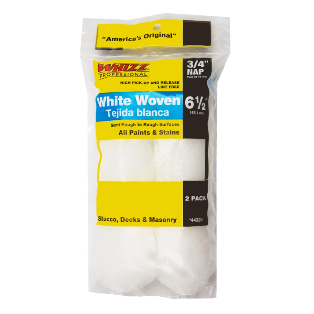 Whizz Mini Roller Cvr 3/4' 2Pk