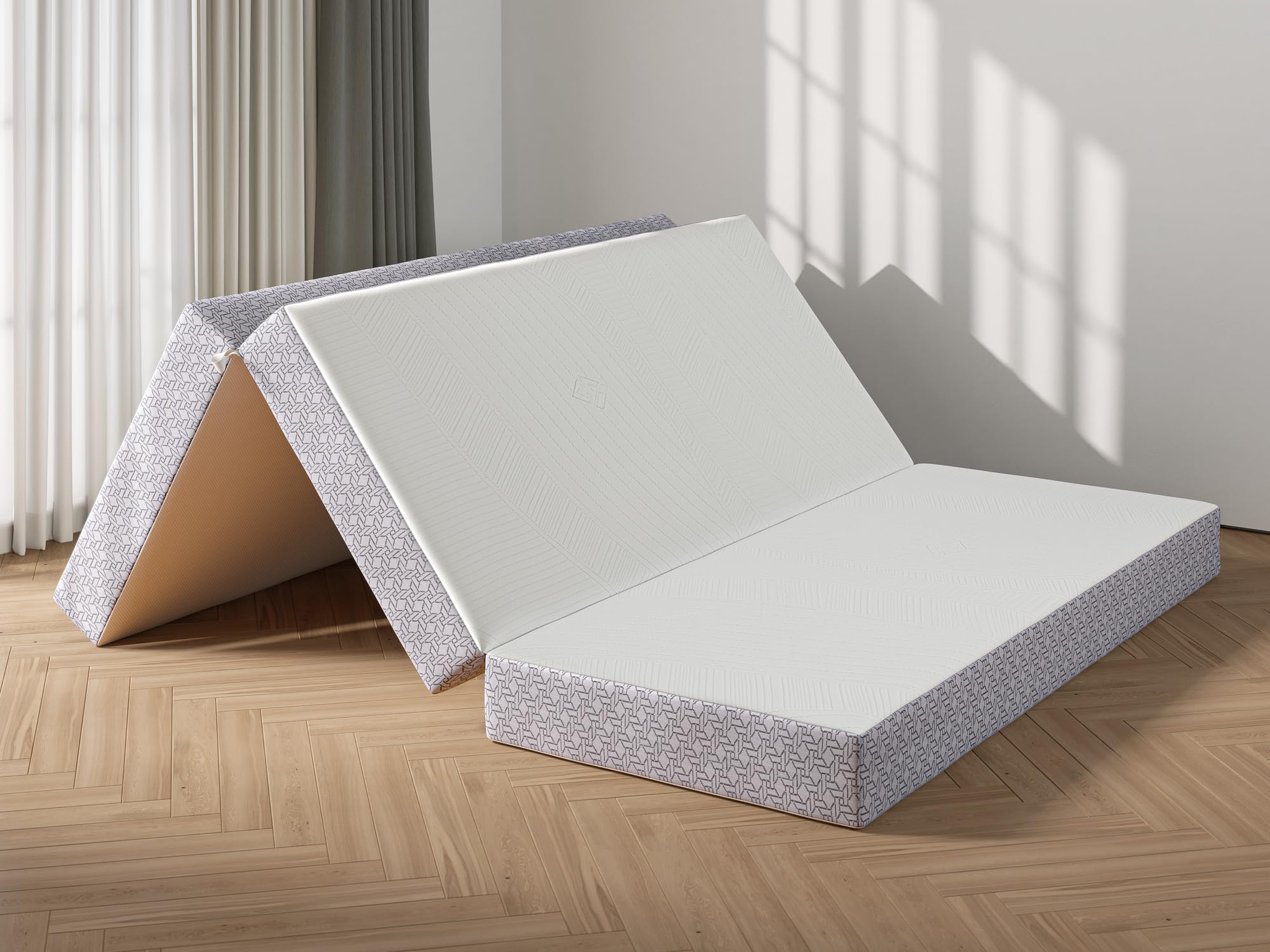 CoolSoft Queen Size 6 Memory Foam Folding Mattress