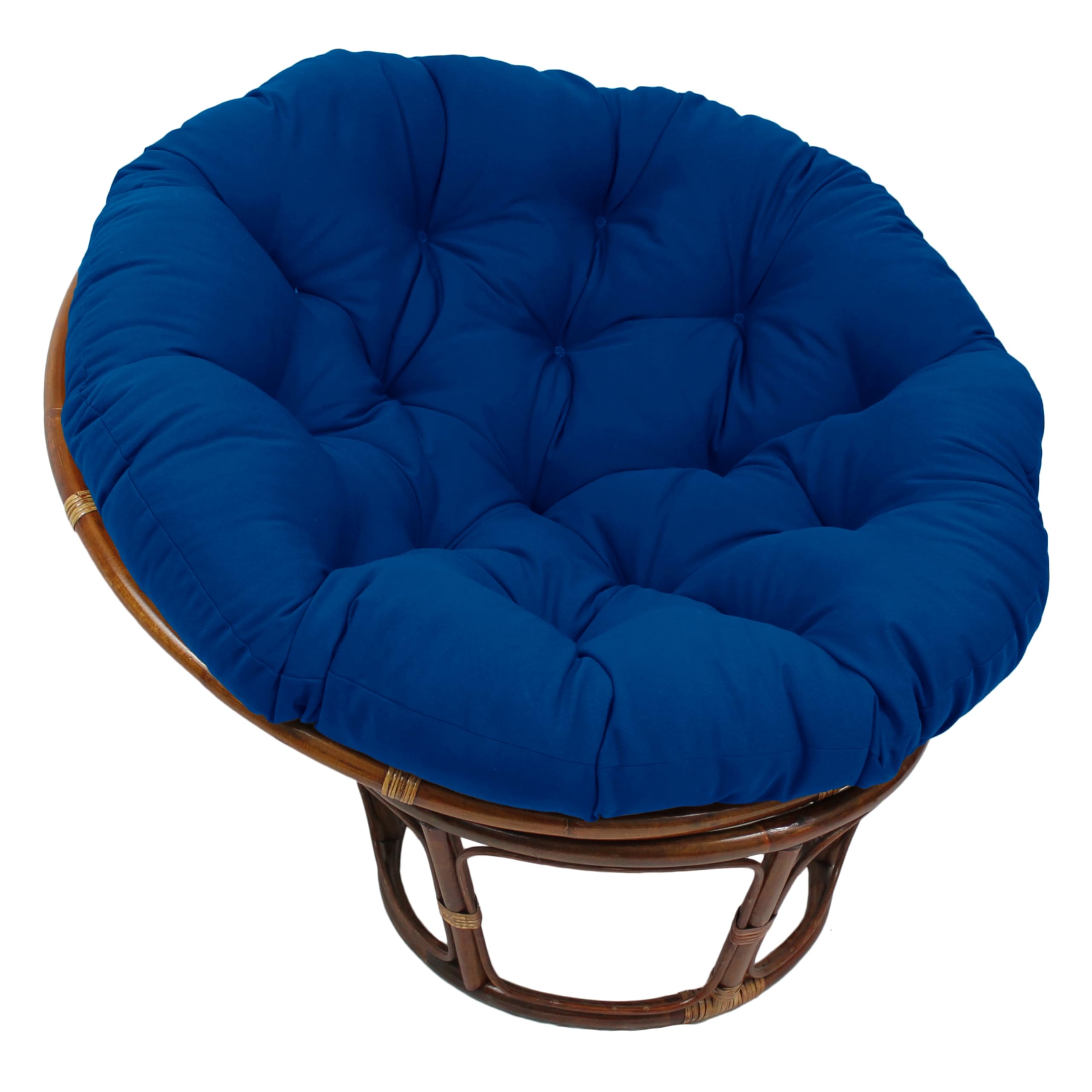 52-inch Solid Twill Papasan Cushion (Fits 50-inch Papasan Frame)  93302-52-TW-RB