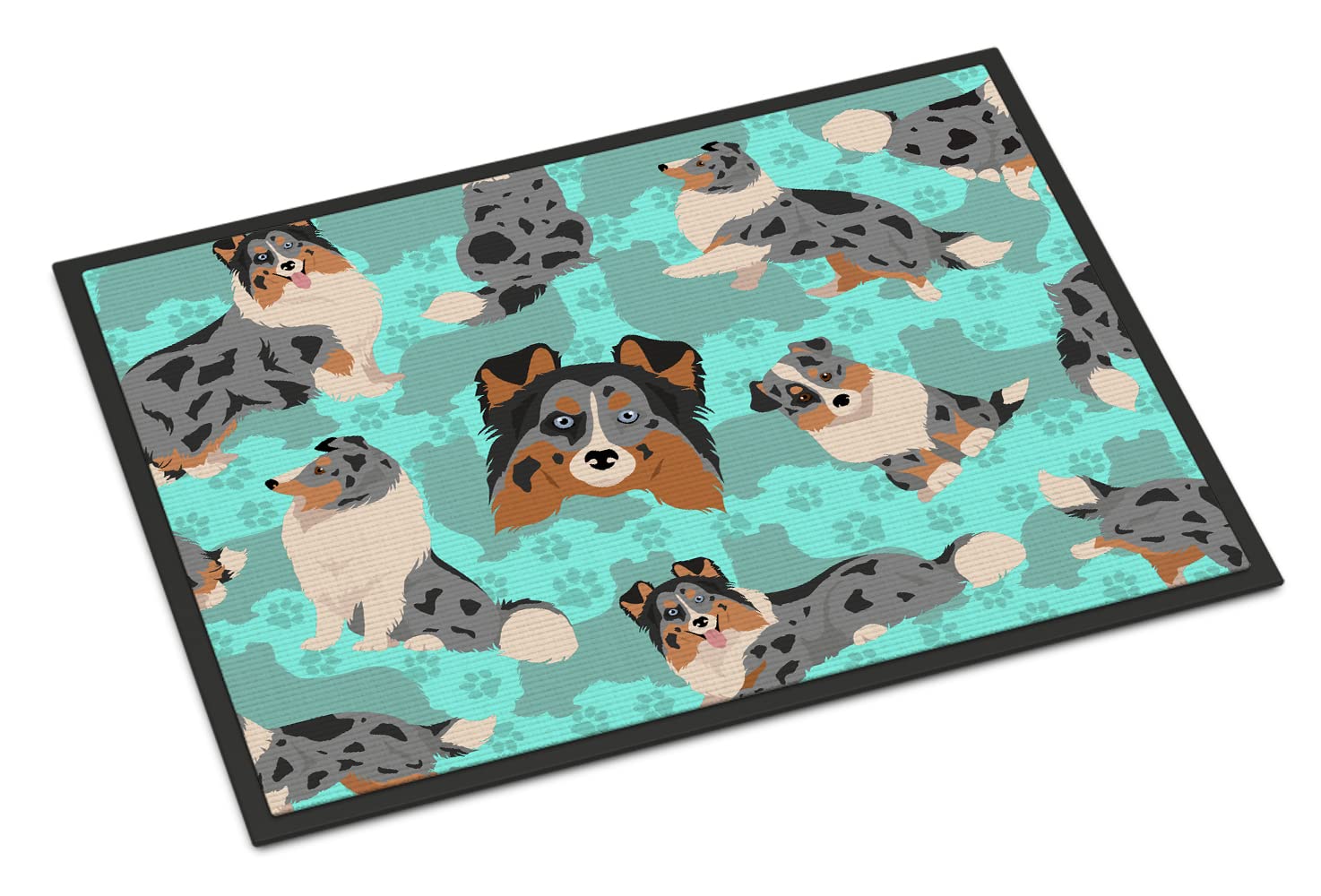 Carolines Treasures Blue Merle Sheltie Indoor or Outdoor Mat 24x36