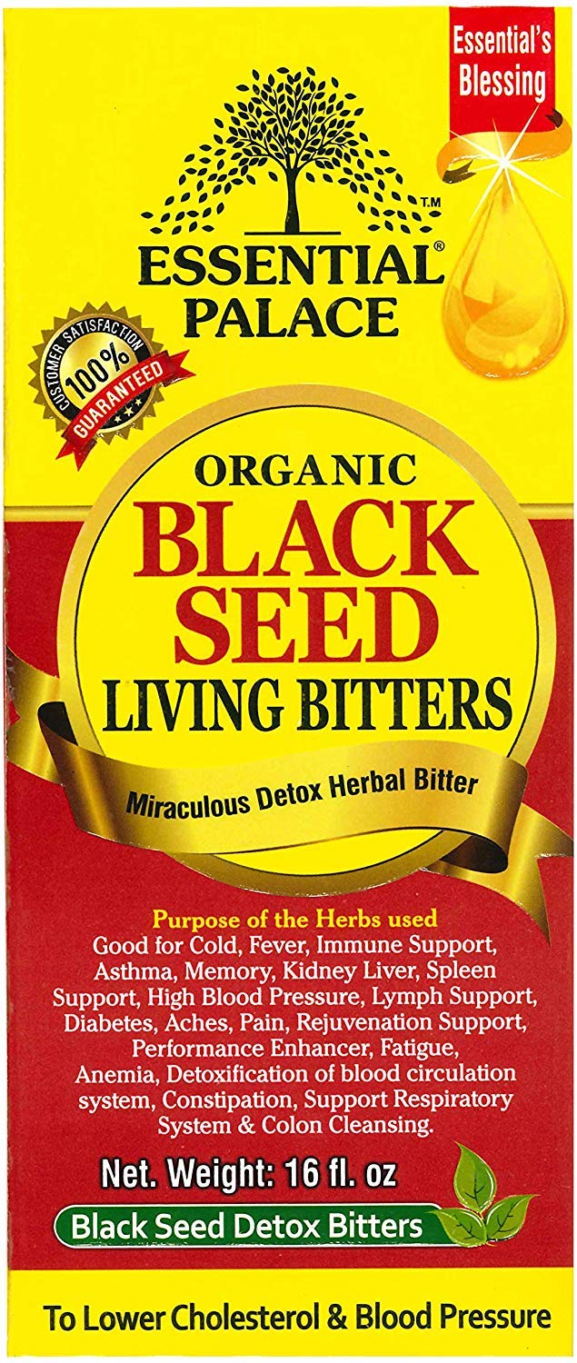 Essential P Organic Black seed Living Bitters 16oz