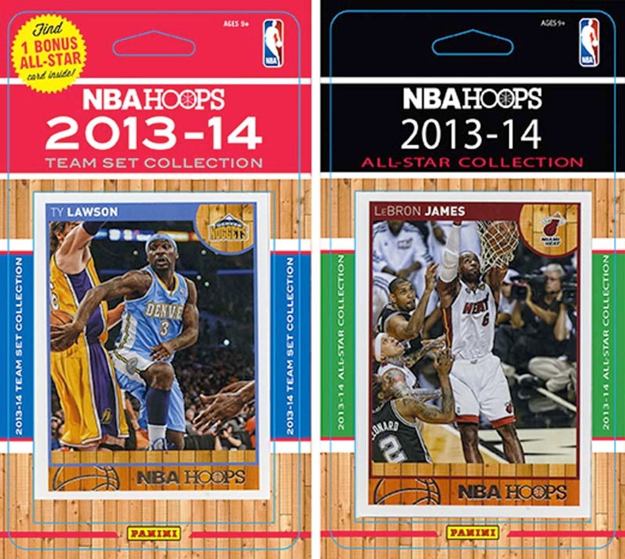 NBA Denver Nuggets Licensed 2013-14 Hoops Team Set Plus 2013-24 Hoops All-Star Set