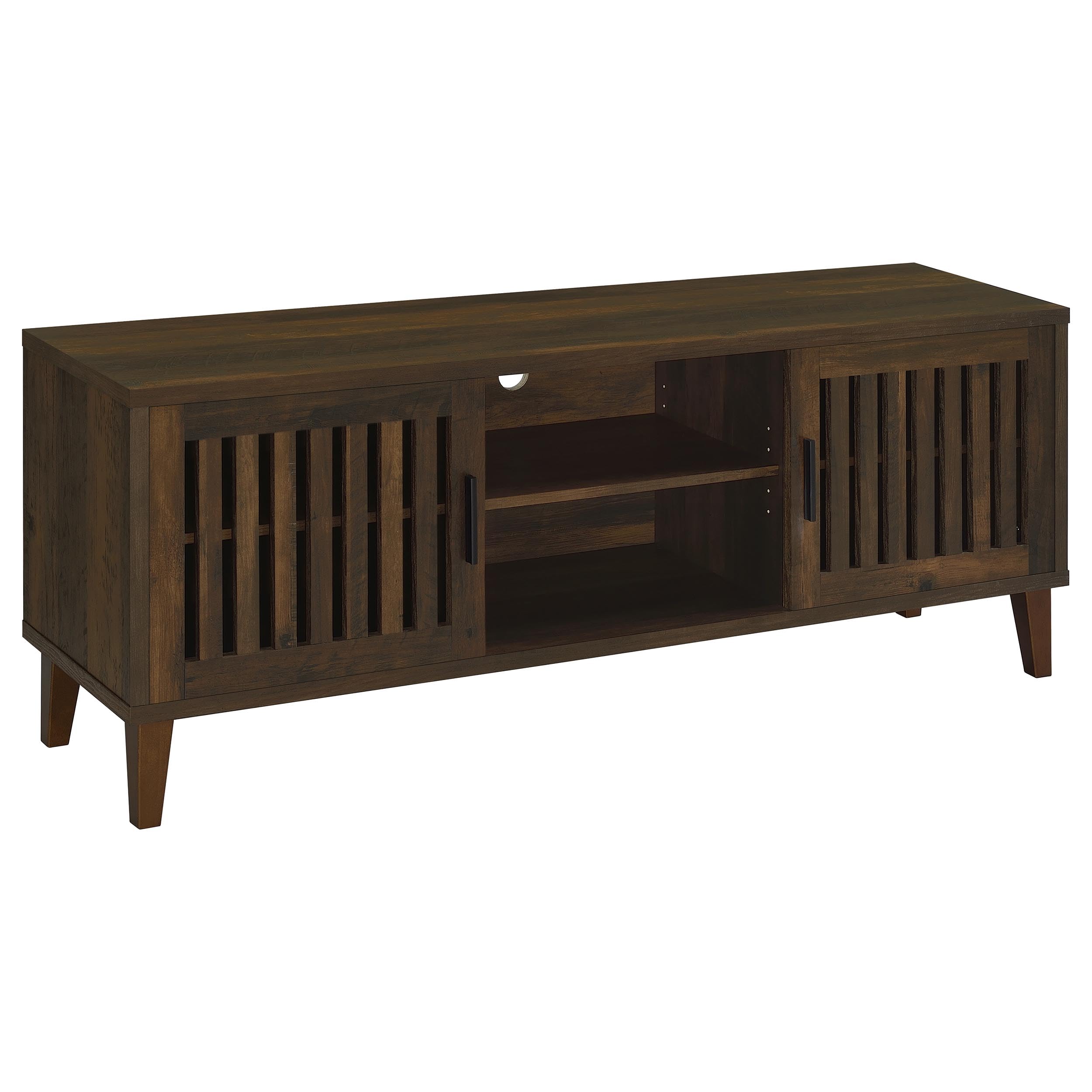 Sedona 2-door Engineered Wood 60 TV Stand Dark Pine
