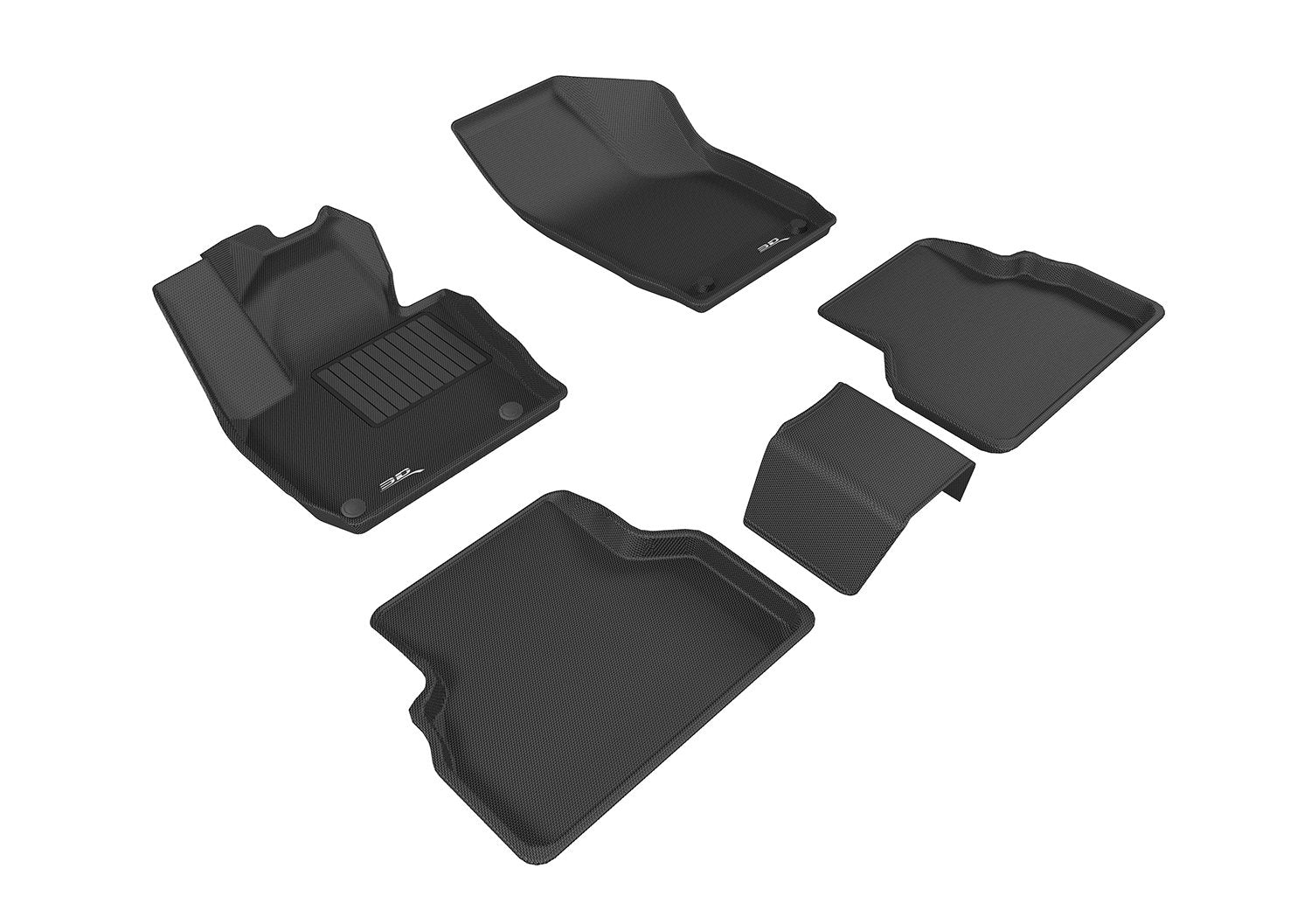 3D MAXpider AUDI Q3 2015-2018 KAGU BLACK R1 R2
