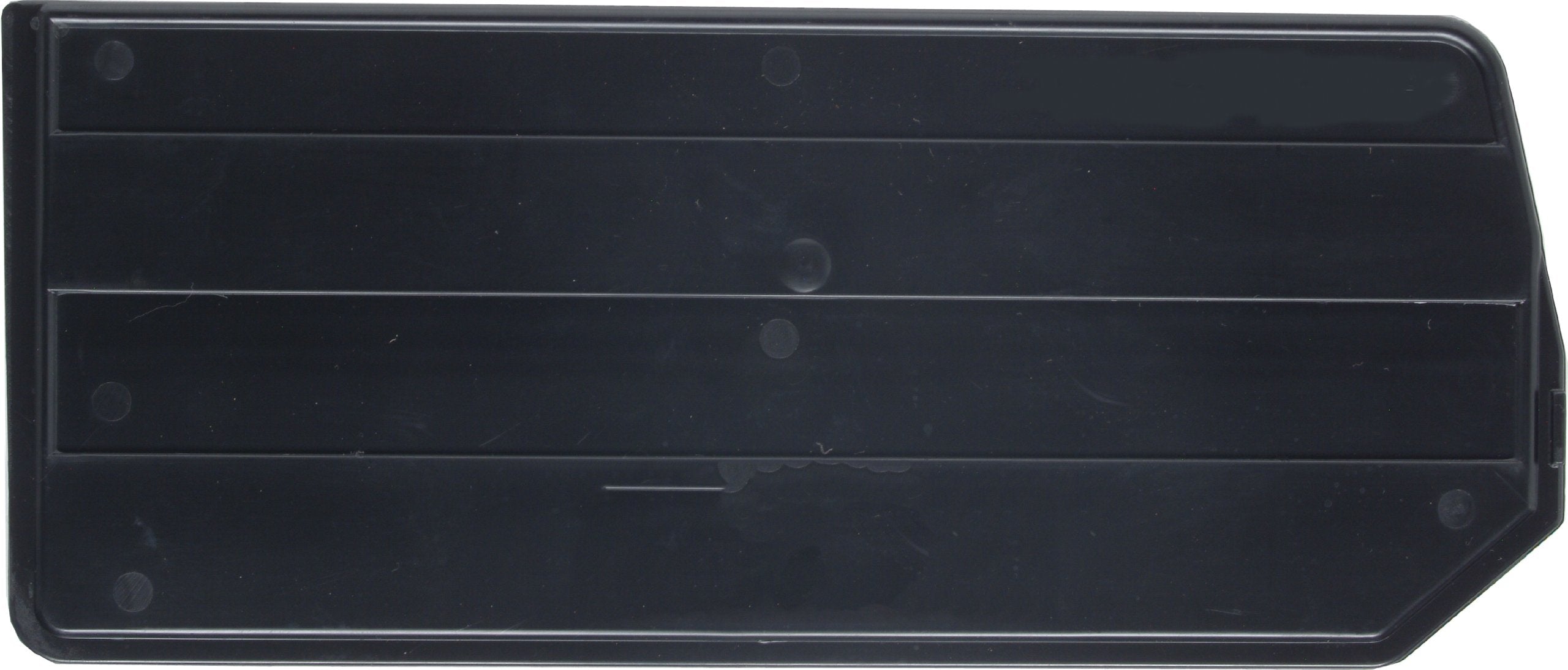 Bin Divider, conductive, for use with QUS210CO, black, Made in USA, pack of 6, Made in USA