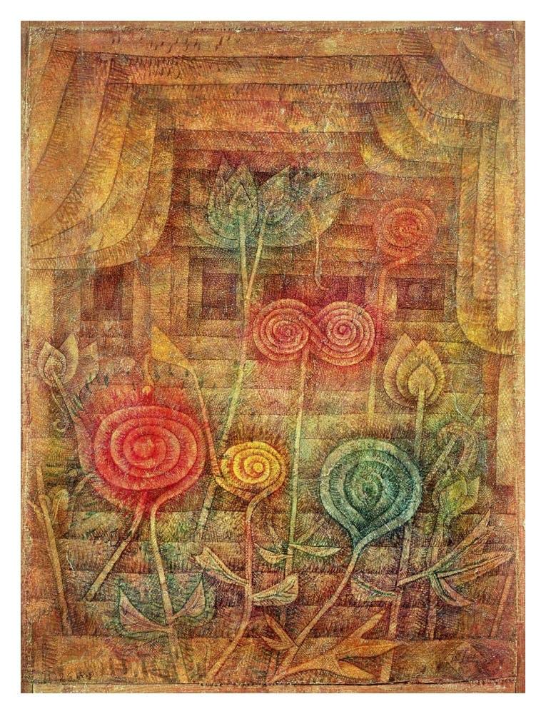 Spiral Flowers-Paper Art-14x18”