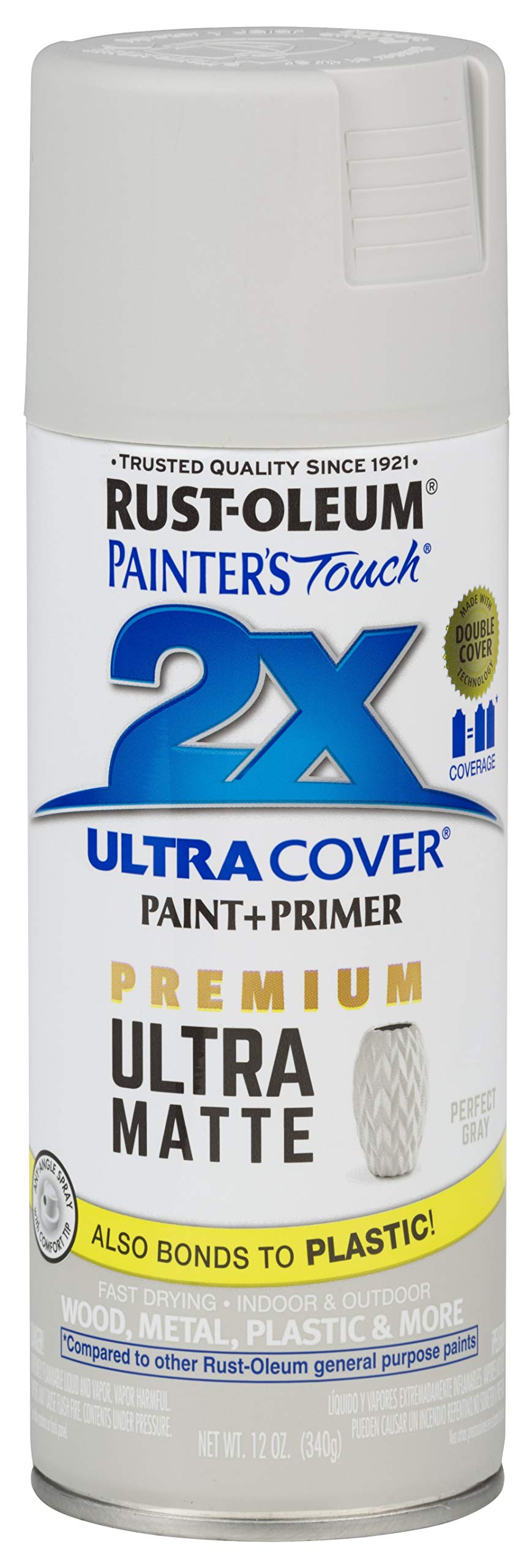 Rust-Oleum 331184 Painter'S Touch 2X Cover, 12 Oz, Ultra Matte