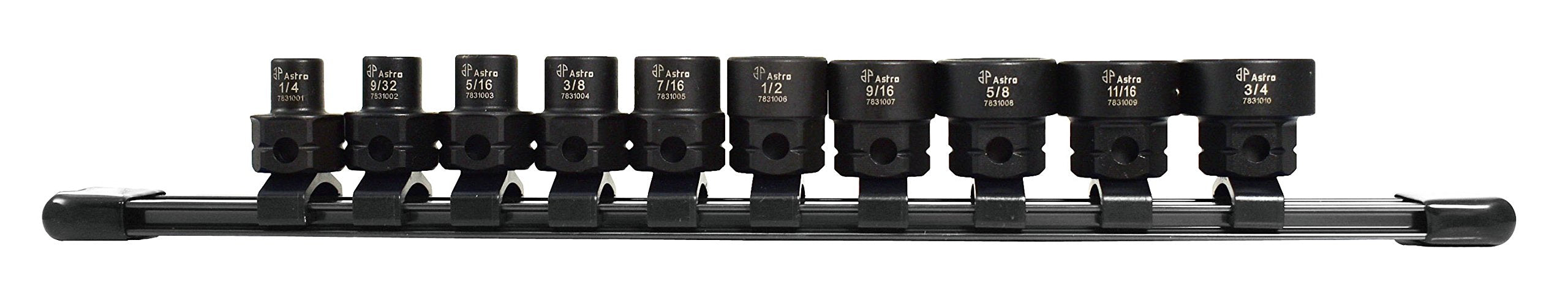 10PC 3/8DR NANO IMP SKET SAE