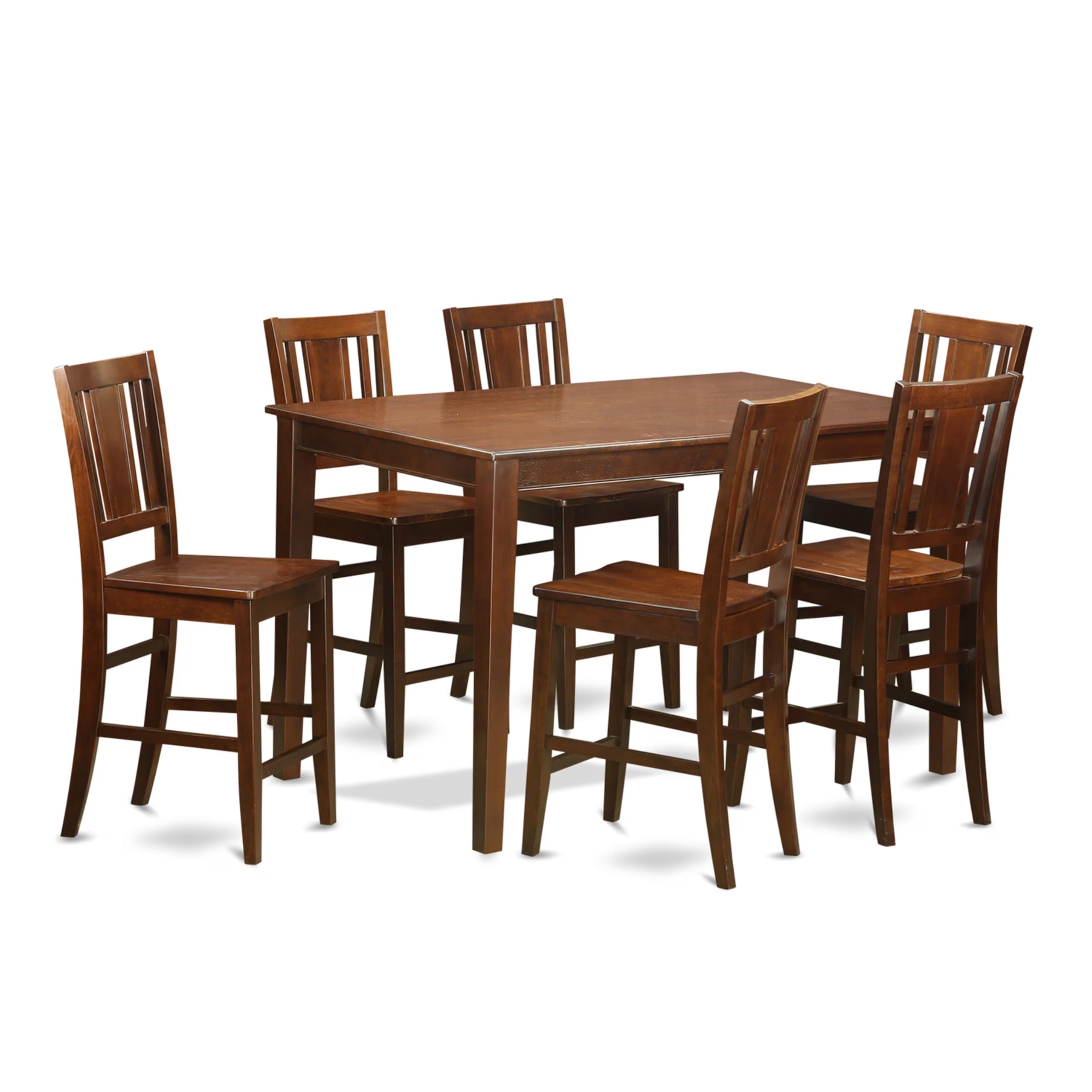 7  Pc  pub  Table  set-  counter  height  Table  and  6  counter  height  chair
