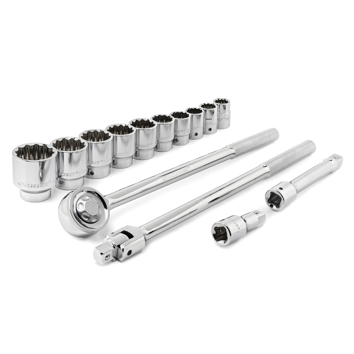 Crescent 14 Pc 34 Drive 12 Point Standard Sae Mechanics Tool Set - Ctk14Saen