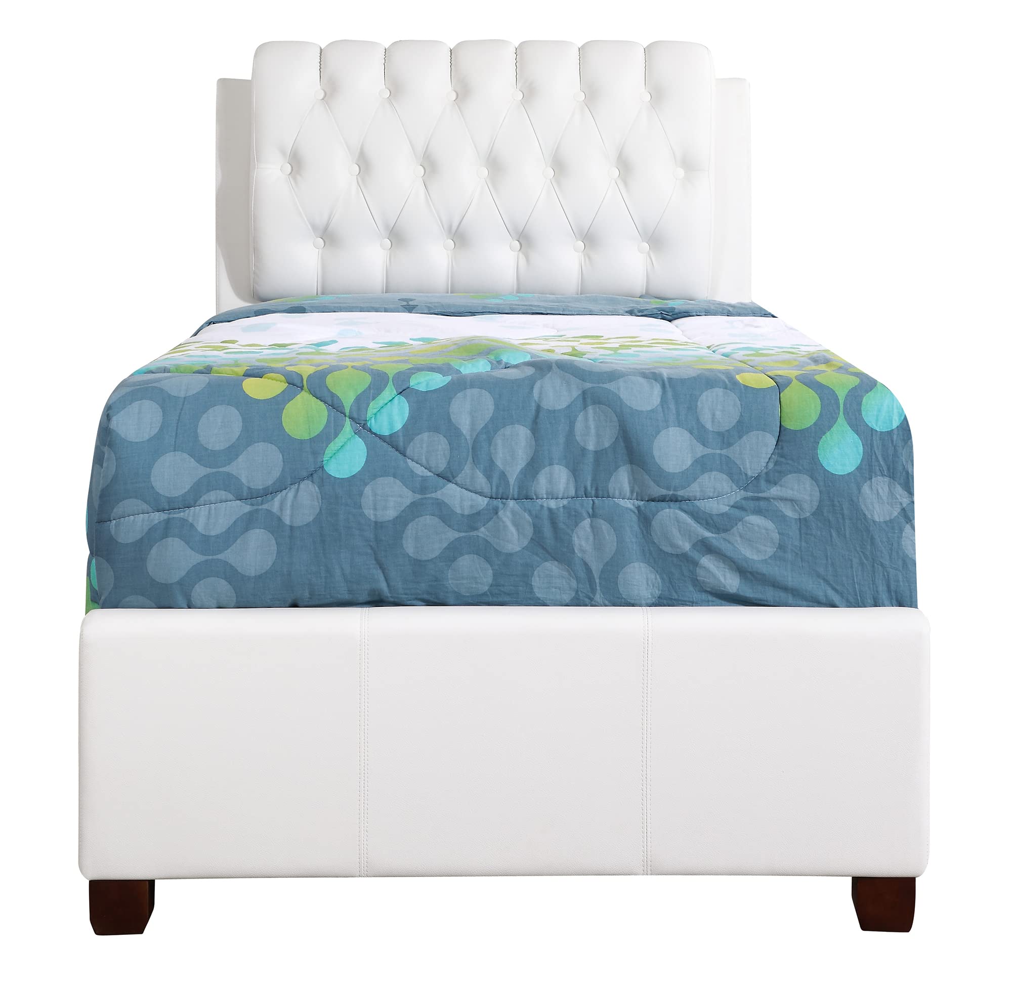Marilla White Twin Panel Beds