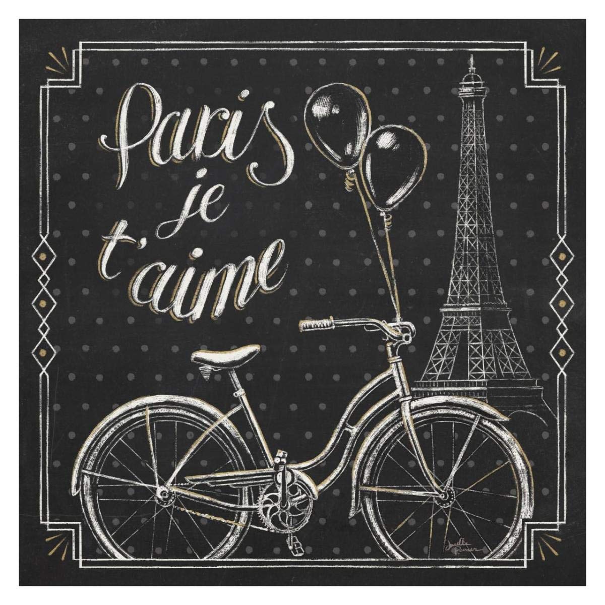 Vive Paris VII -Paper Art-32x32”