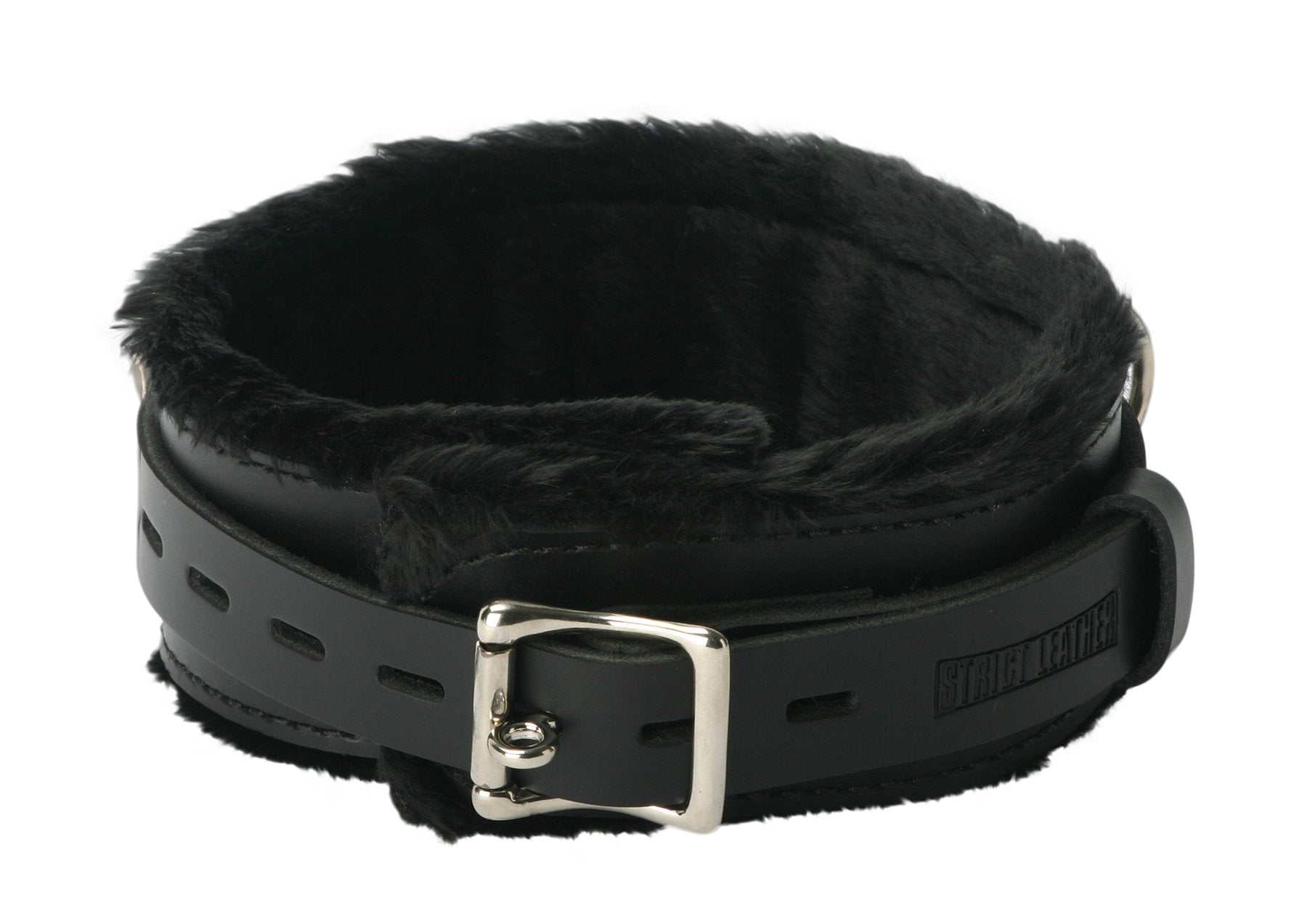 Strict Leather Premium Fur Lined Locking Collar- XL