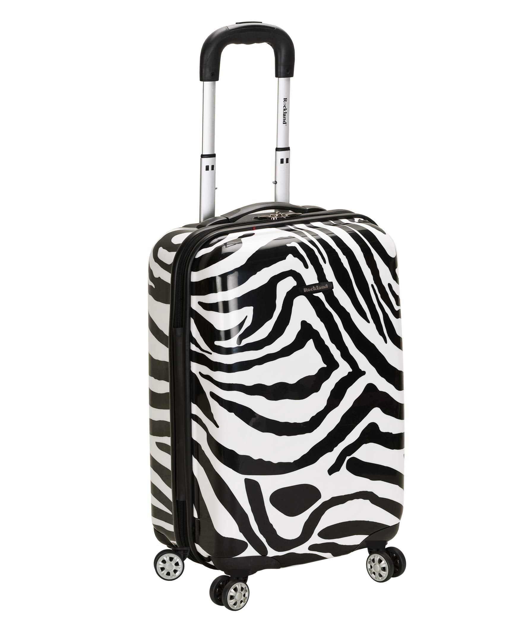 20 Inch  POLYCARBONATE CARRY ON - ZEBRA