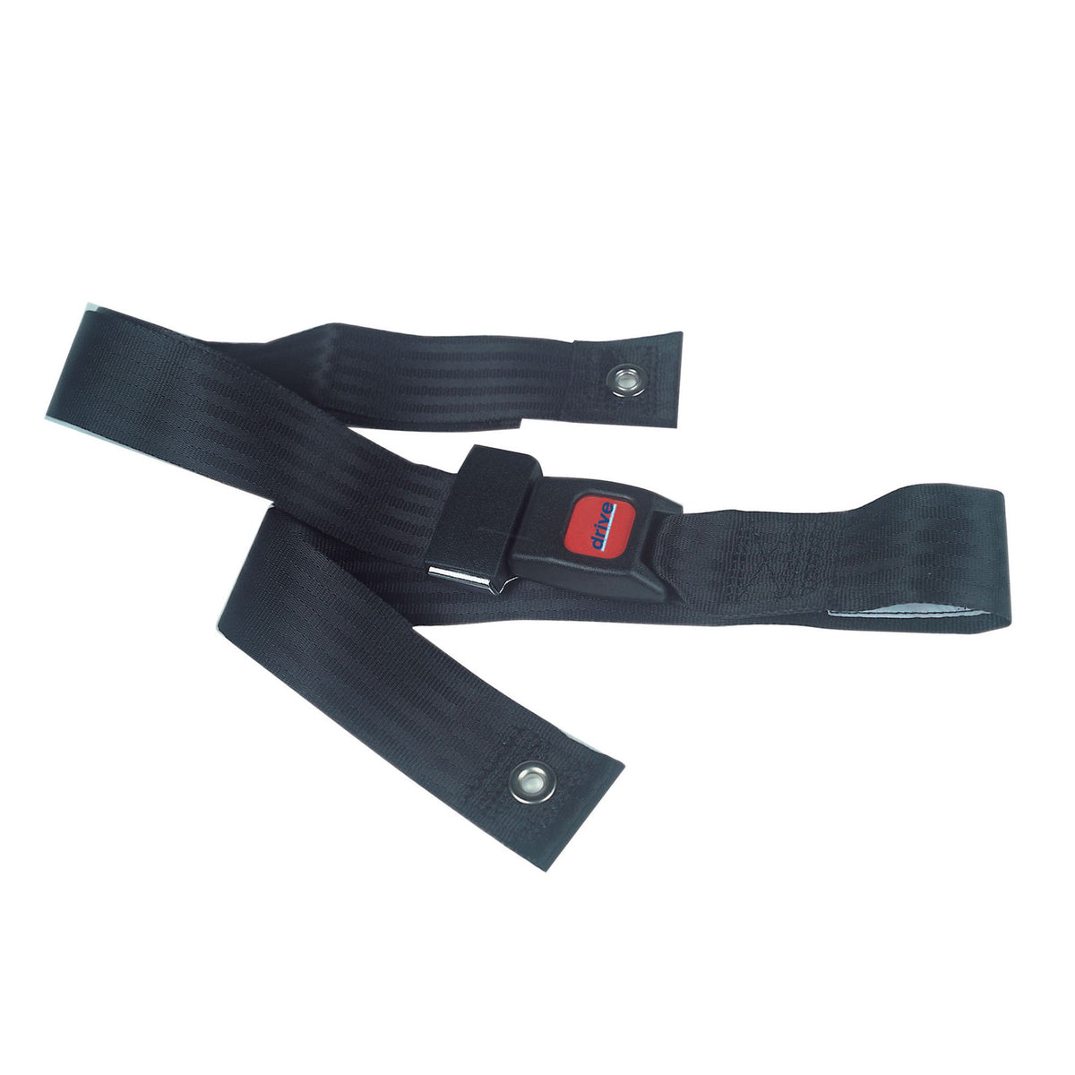 Drive Medical Wheelchair Seat Belt Auto Style Closure Black 1 Count