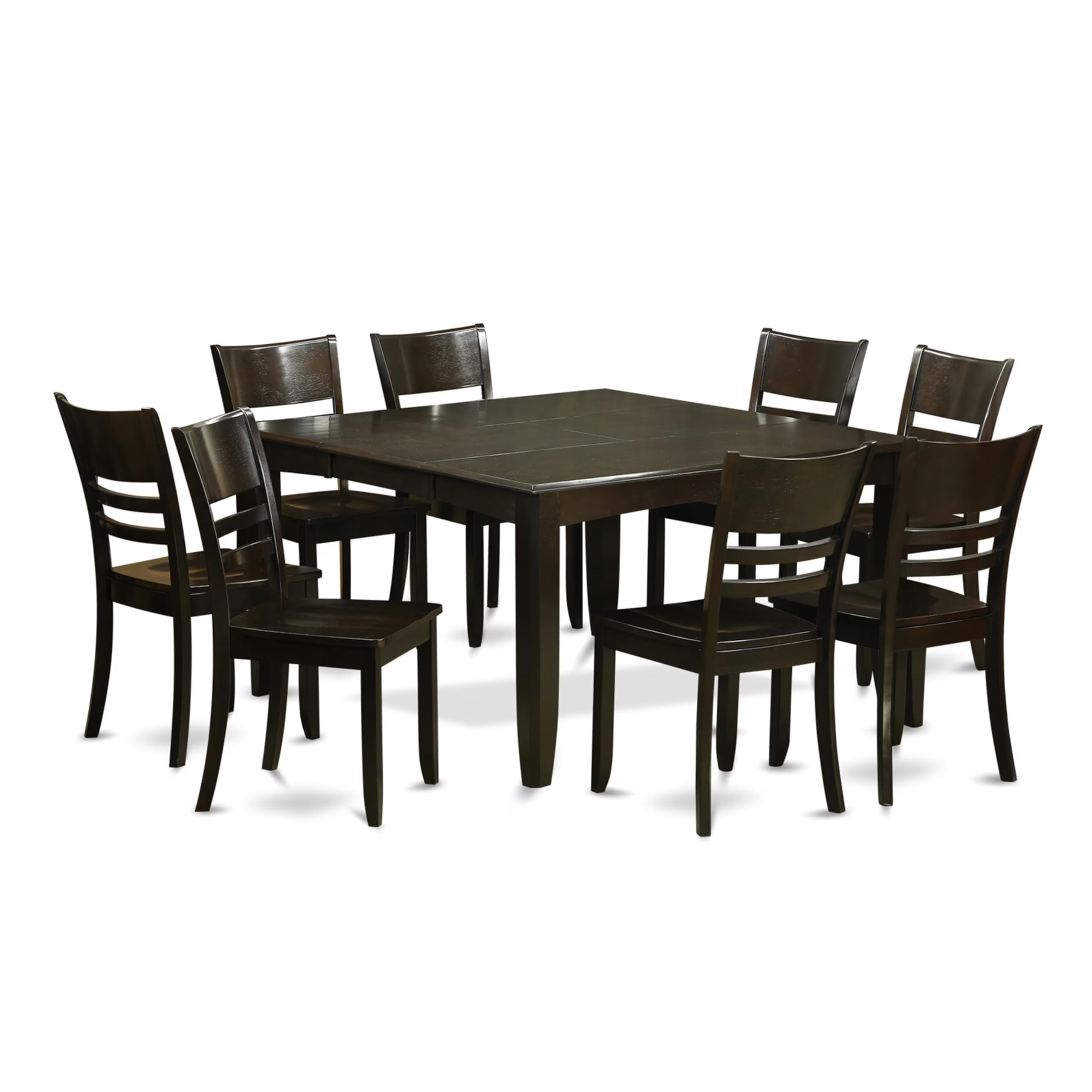 9  PC  Dining  room  set-Kitchen  Table  with  Leaf  and  8  Kitchen  Chairs.