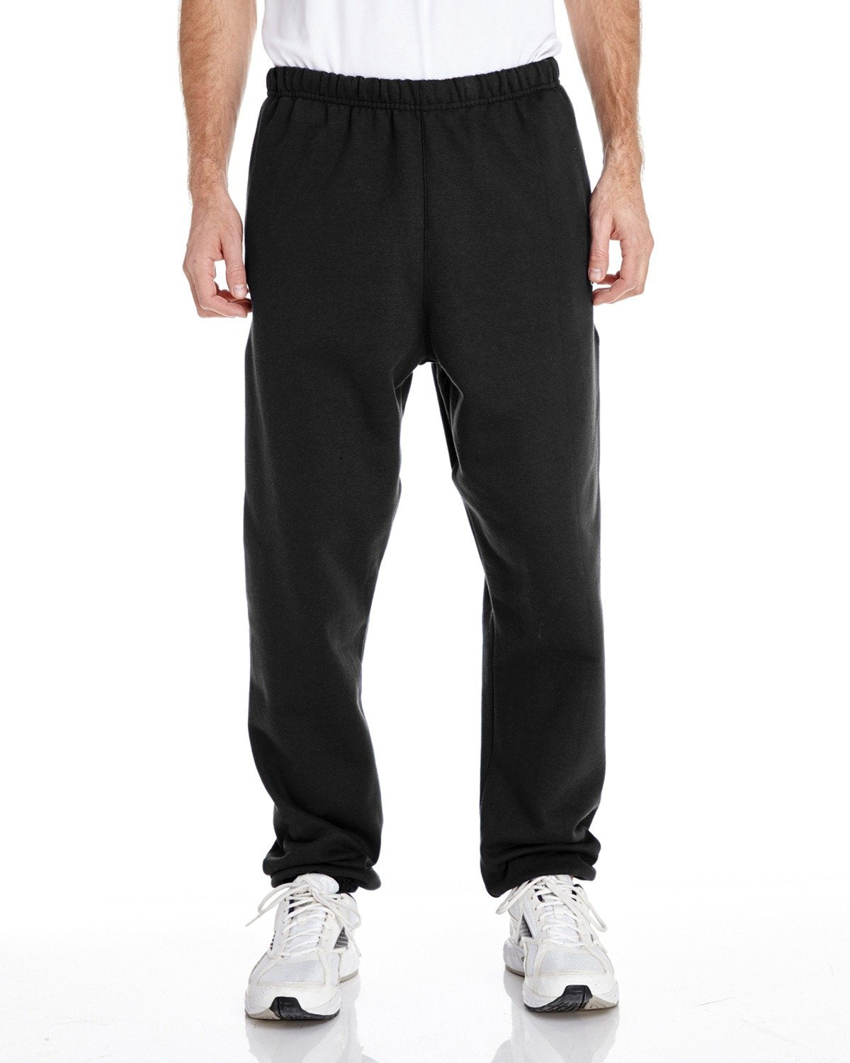 Champion Reverse Weave Sweatpants with Pockets - Black, S