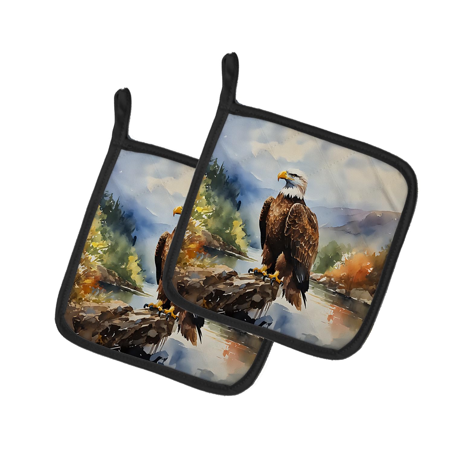 Eagle Pair of Pot Holders