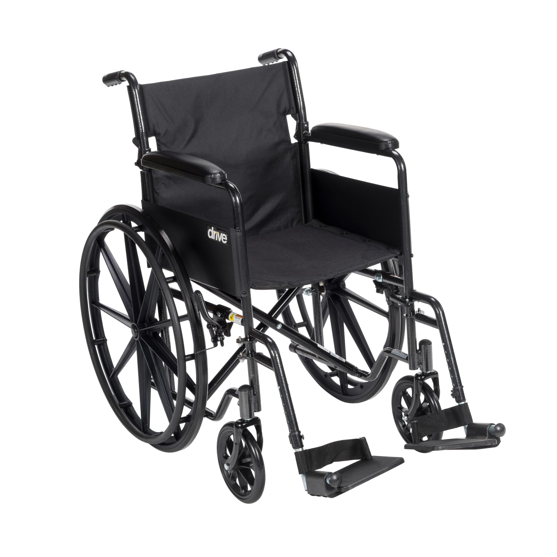 Silver Sport 1 Wheelchair with Full Arms and Swing away Removable Footrest