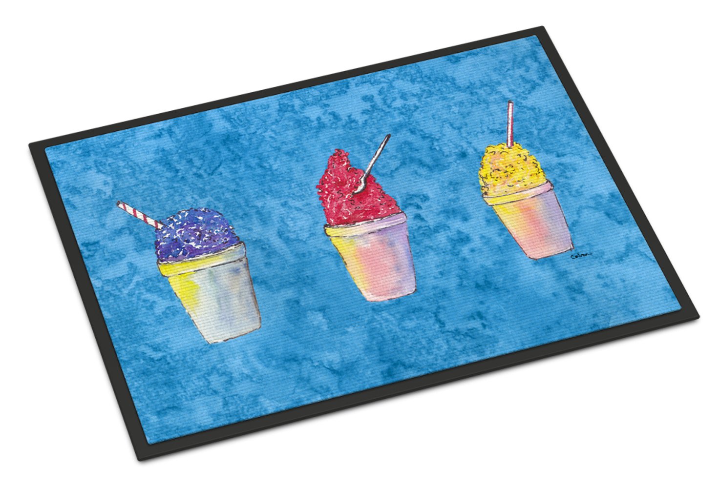 Snowballs and Snowcones Indoor or Outdoor Mat 18x27