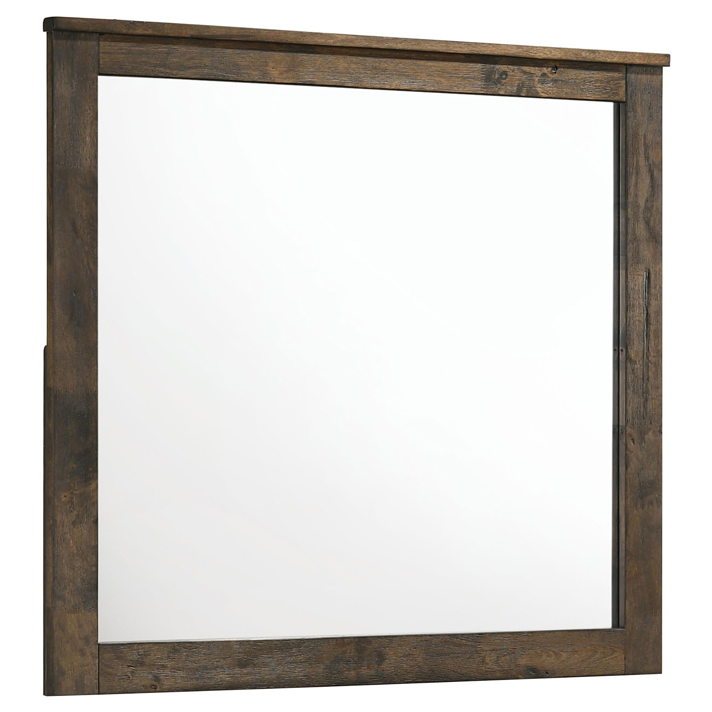 Coaster Co. of America Woodmont Rectangle Dresser Mirror Rustic Golden Brown