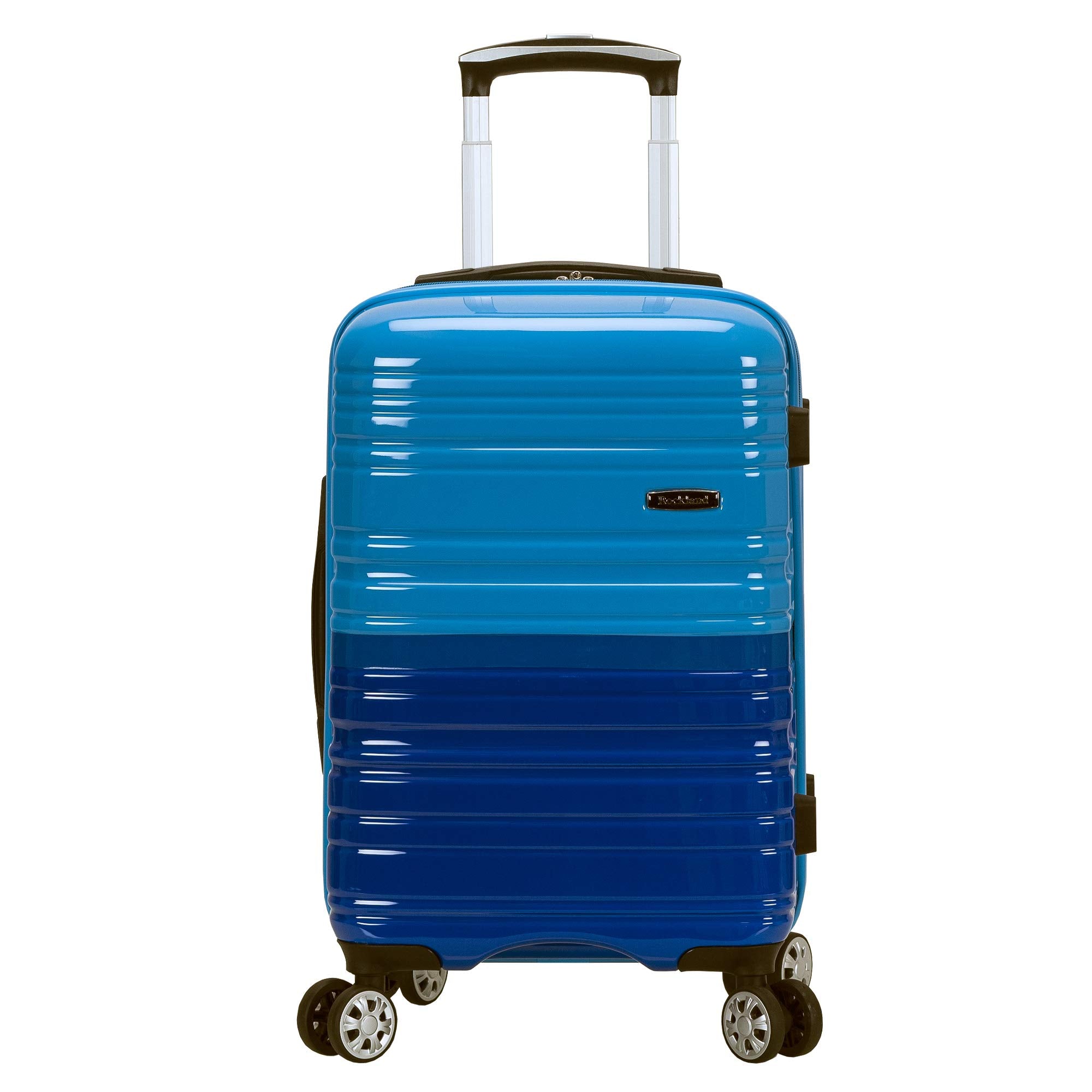 MELBOURNE 20 EXPANDABLE POLYCARBONATE CARRY ON-BLUE/SKYBLUE