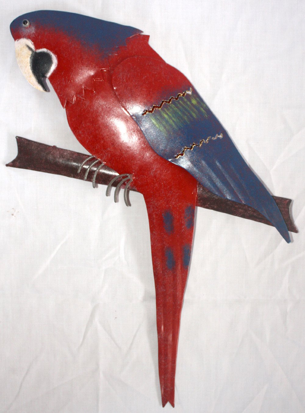 D-ART COLLECTION, INC Iron Red Parrot Wall Dcor